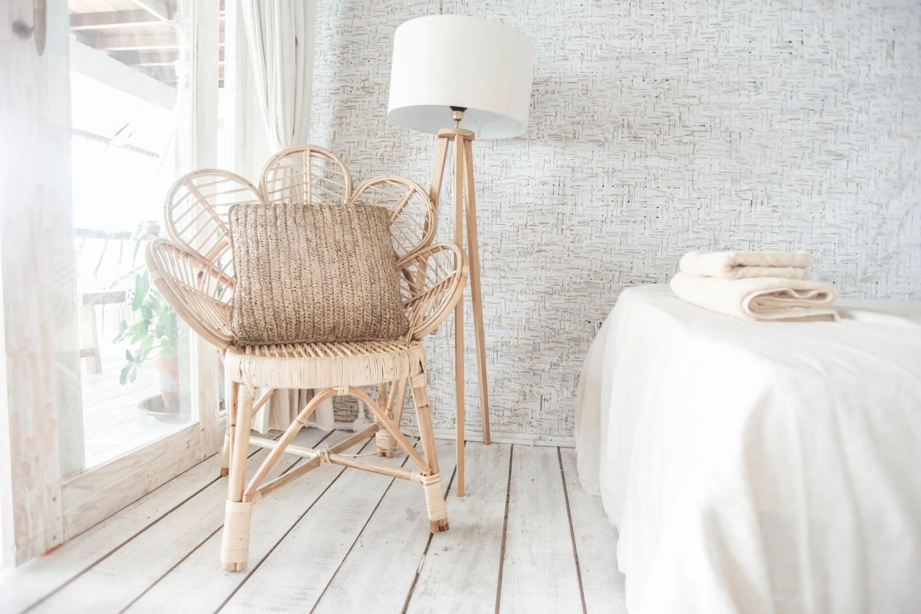 Seating area, Bed in Dreamsea Bali