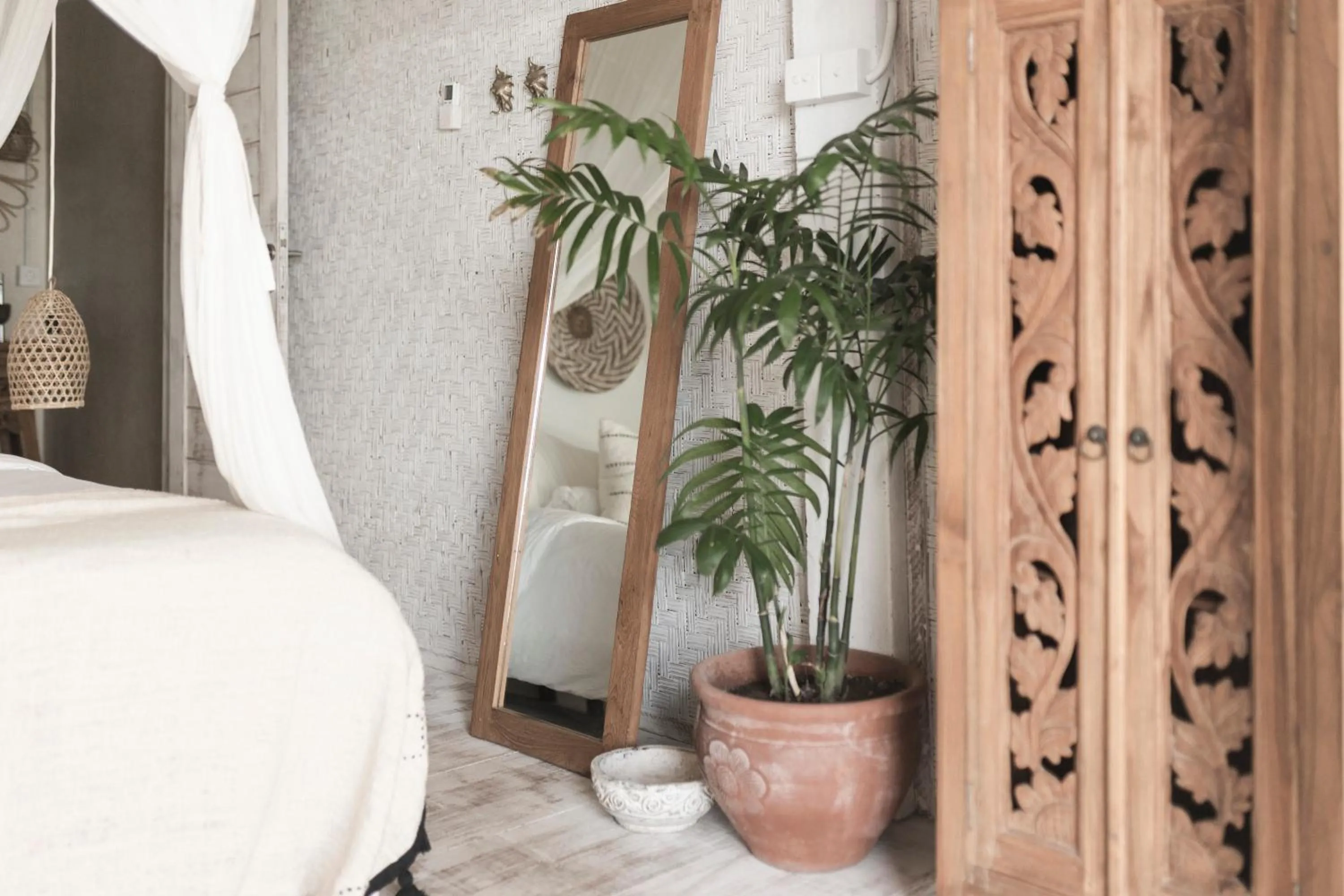 Decorative detail, Bed in Dreamsea Bali