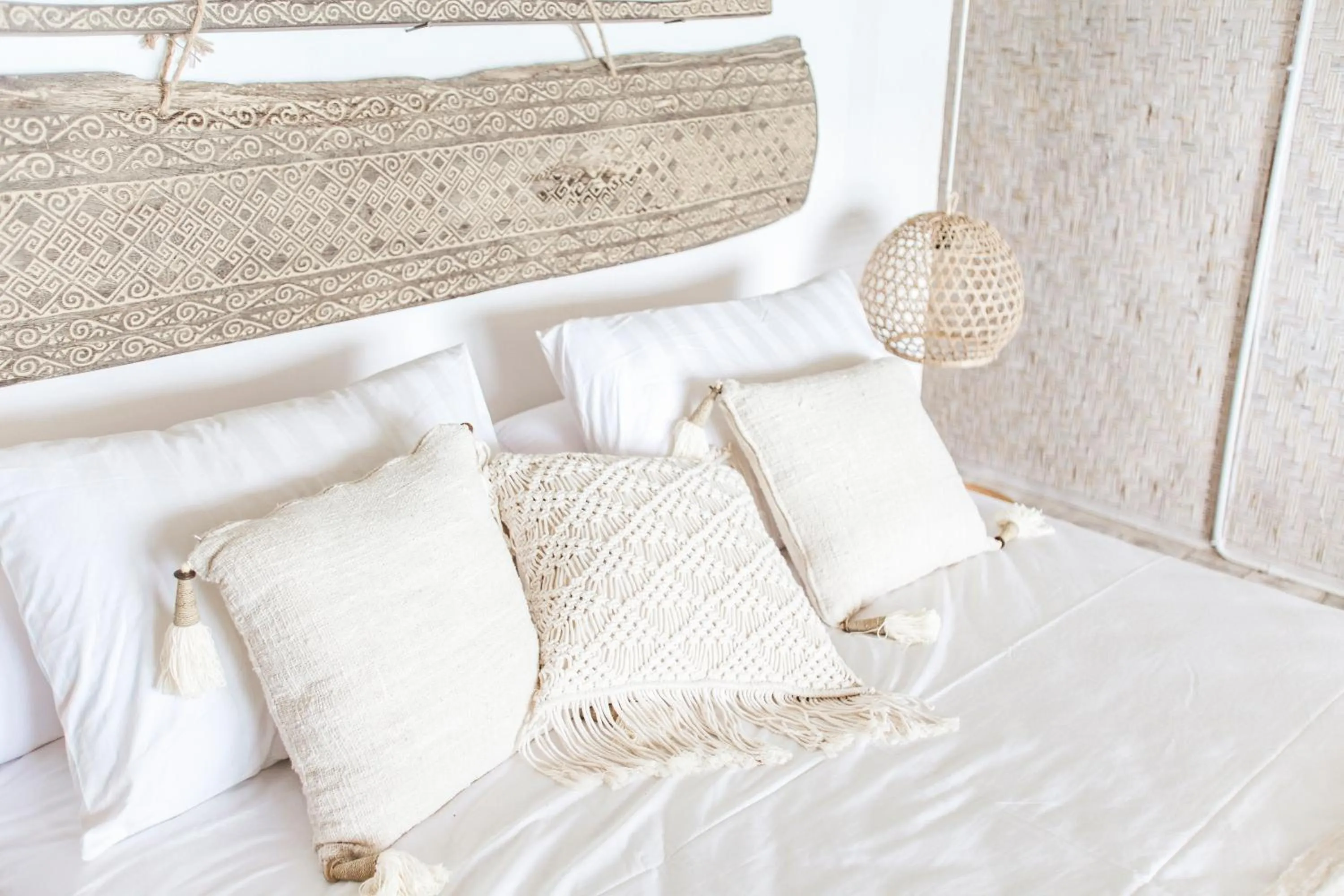 Decorative detail, Bed in Dreamsea Bali