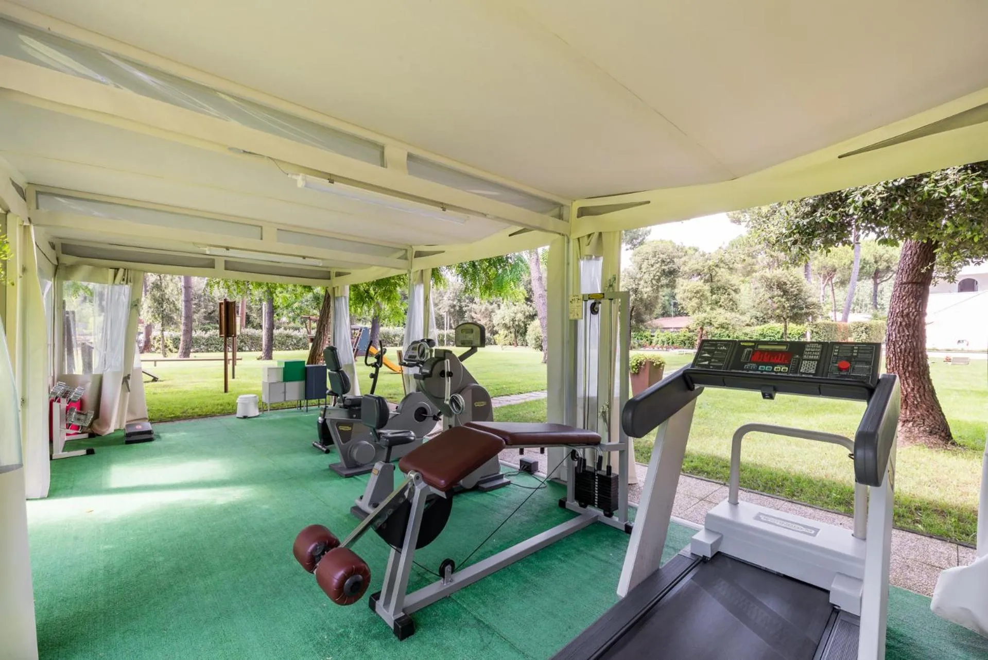 Fitness centre/facilities in Hotel Stella Della Versilia