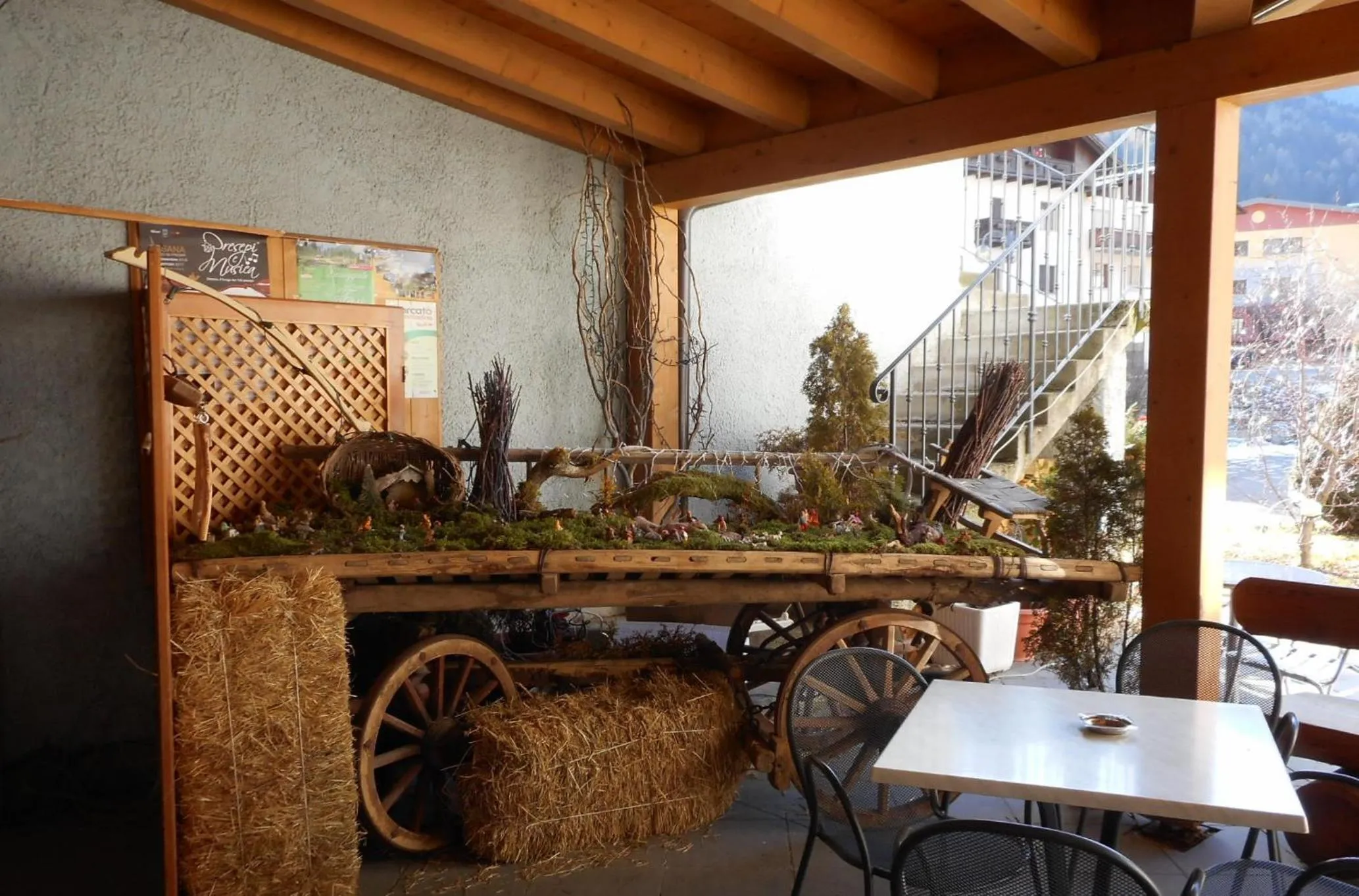 Patio in Hotel Santoni