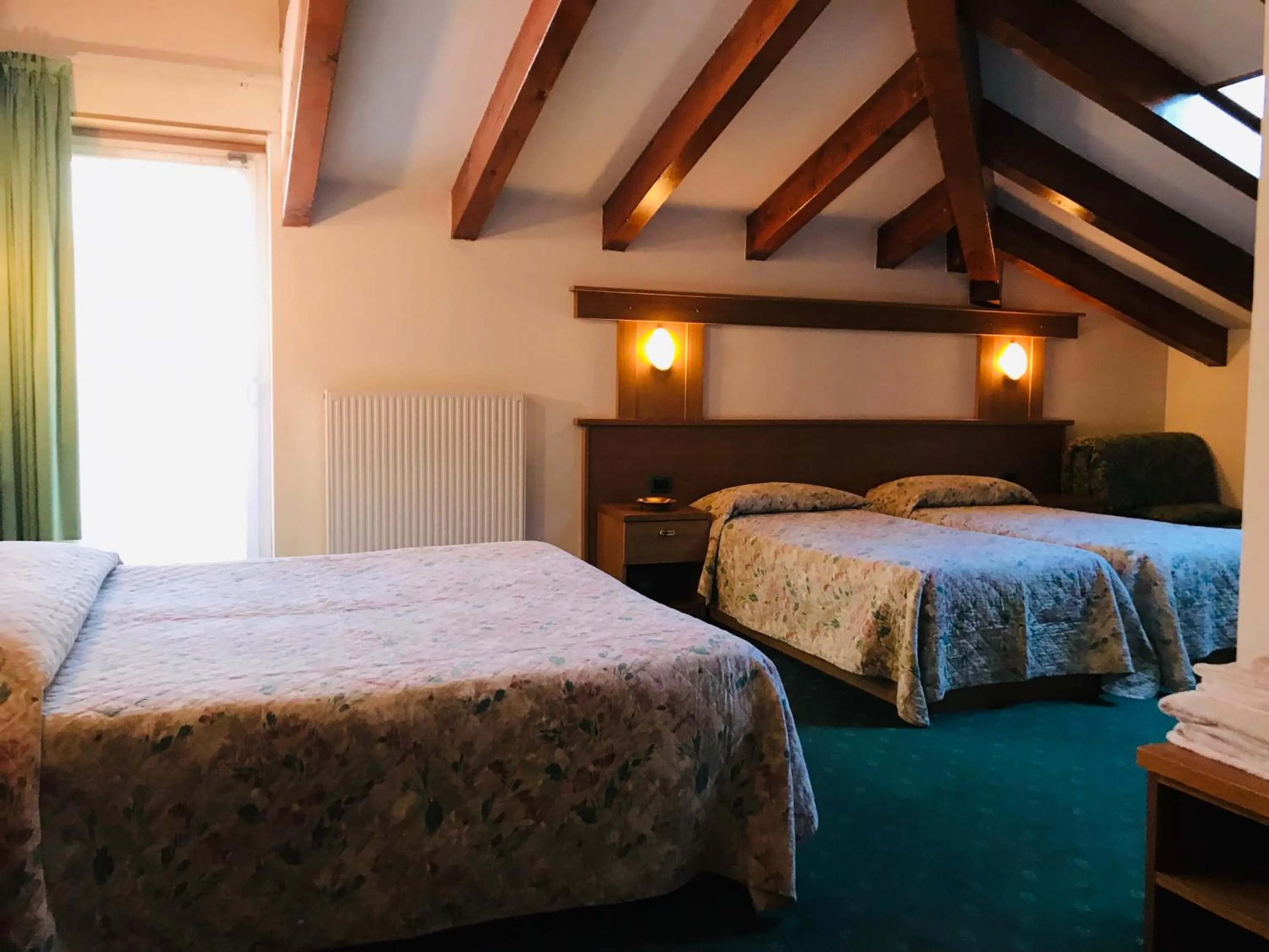 Bed in Hotel Santoni