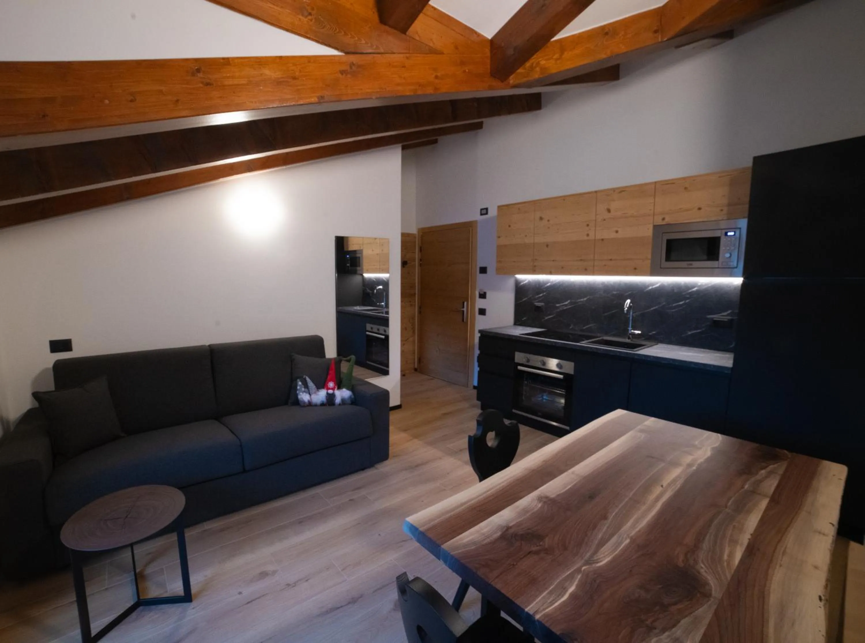 Kitchen or kitchenette in Hotel Santoni