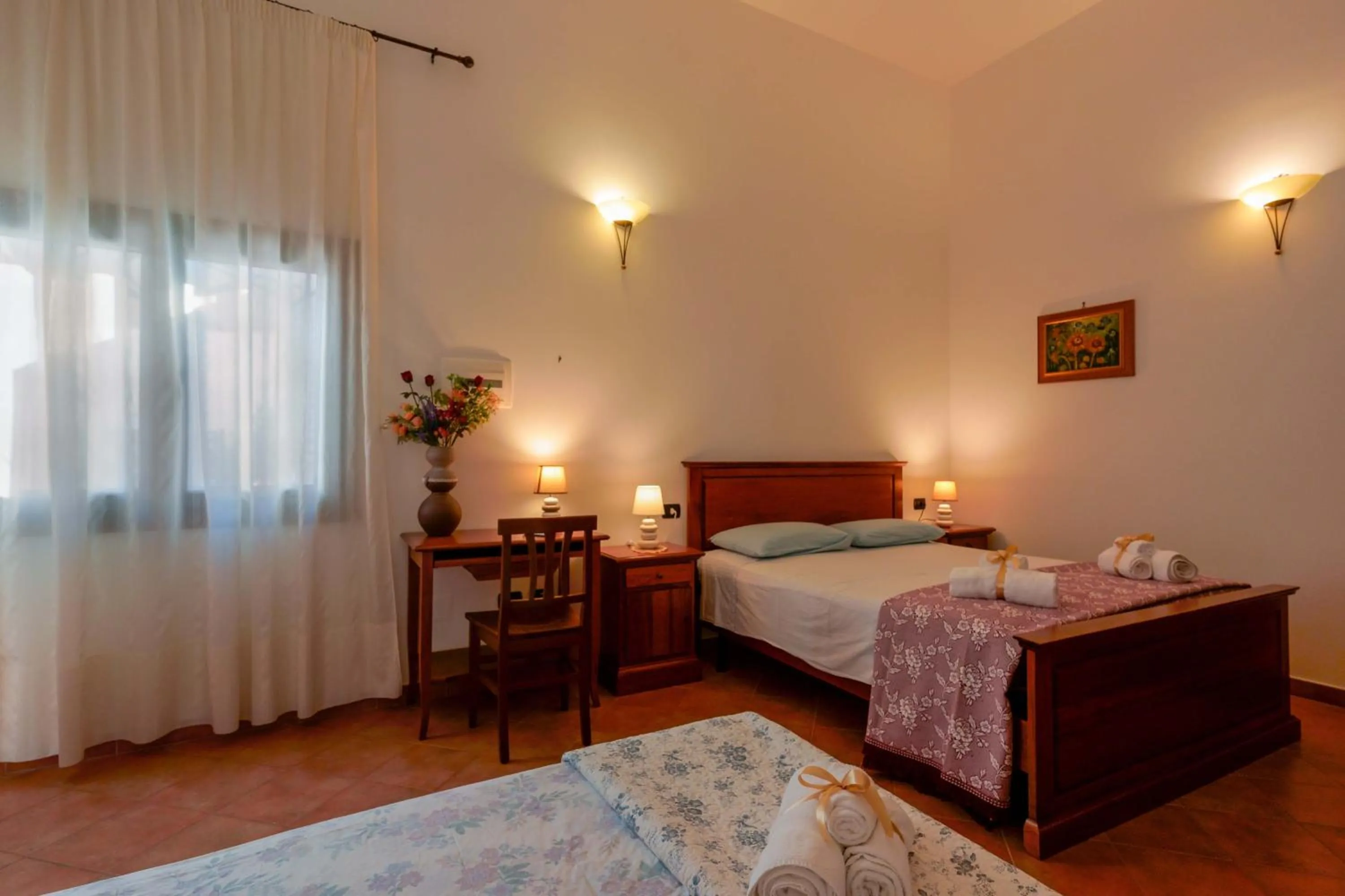 Bed in Antico Frantoio Cairoli B&B Exclusive Room