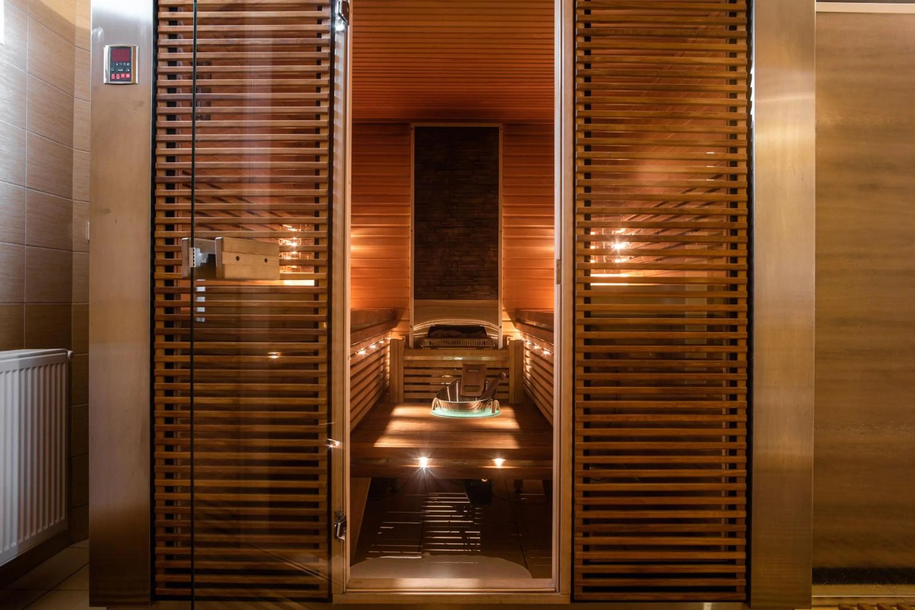 Sauna in Villa A. Malka