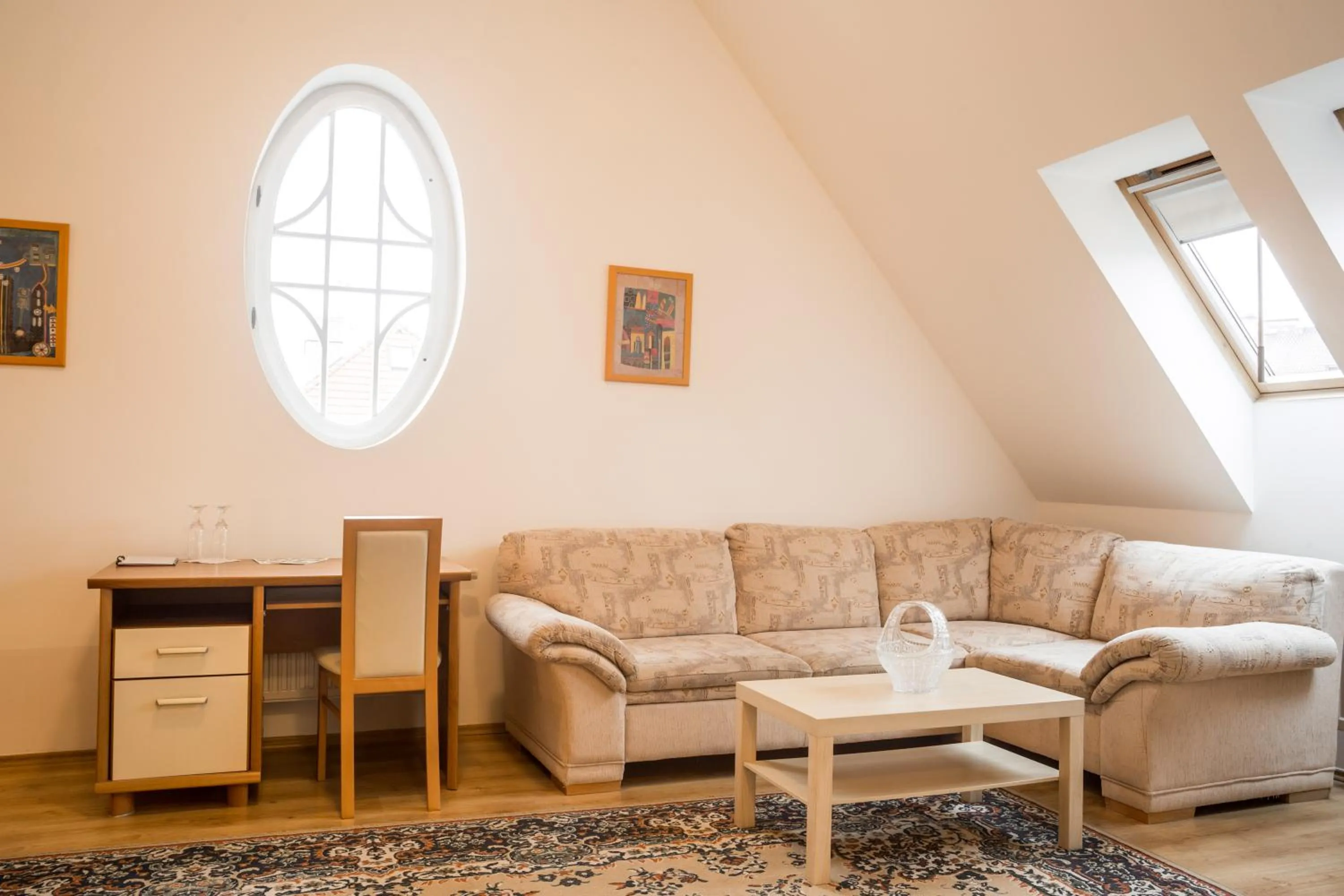 Seating area in Villa A. Malka