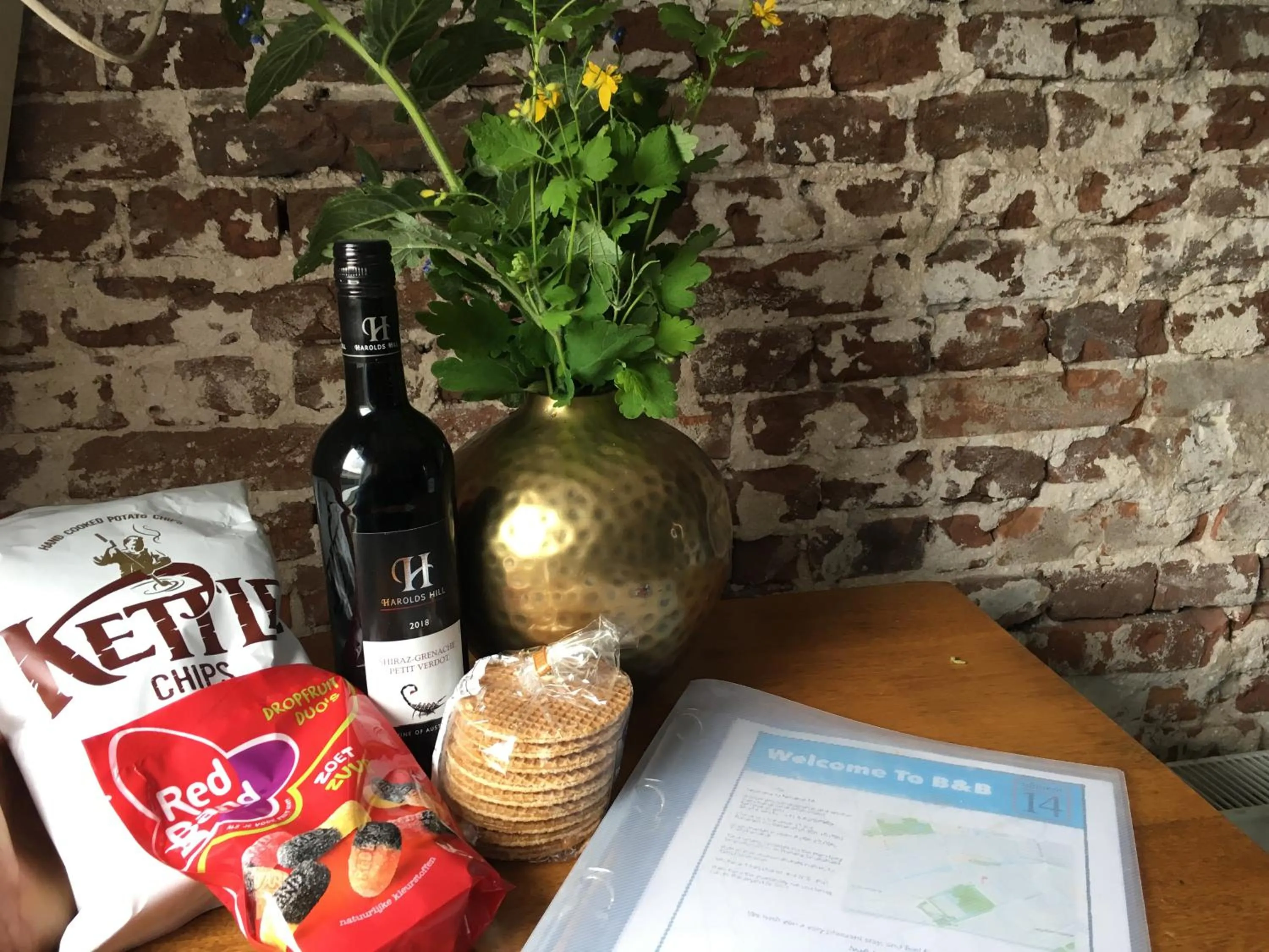 Food and drinks in B&B Numero 14