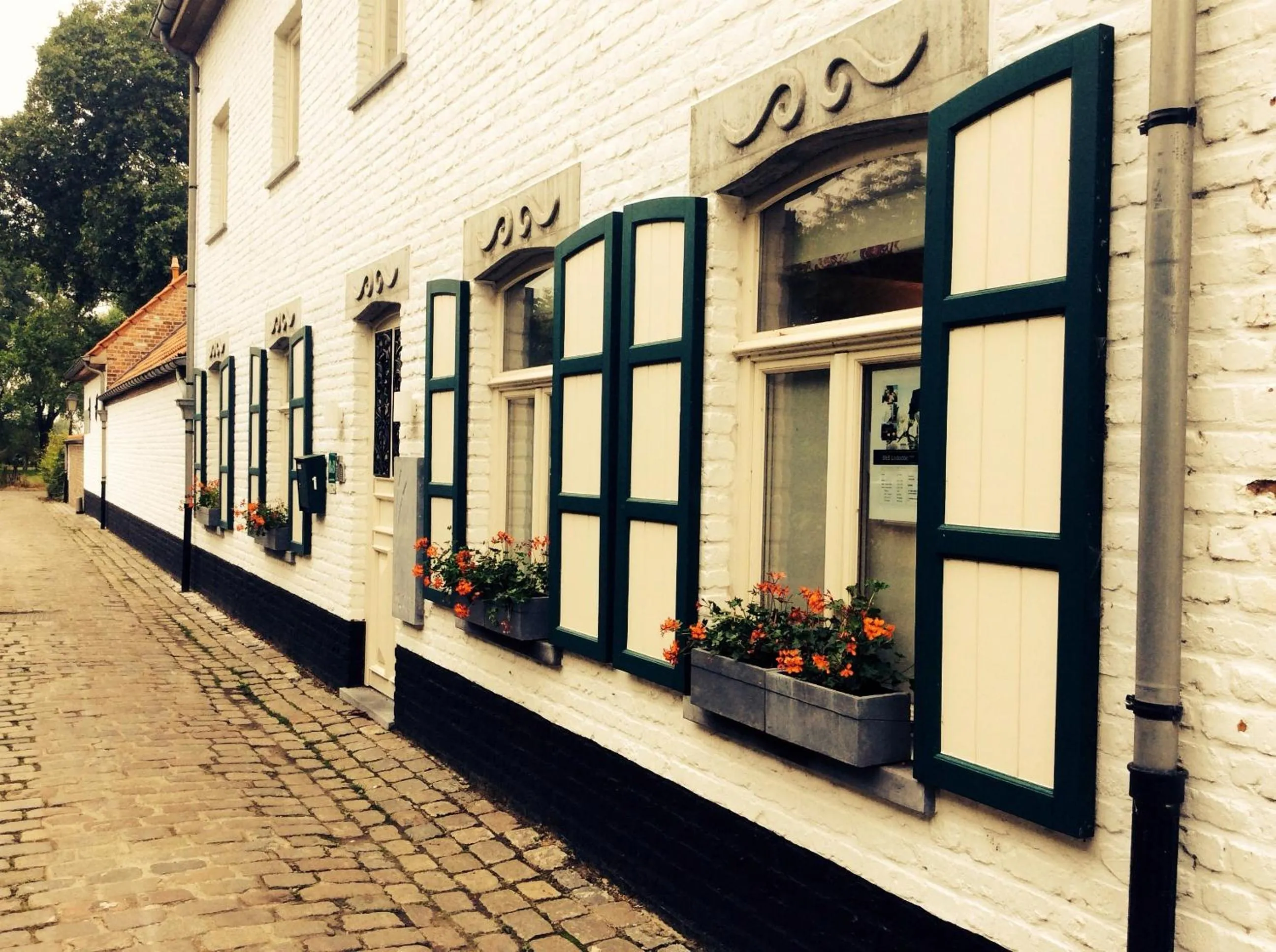 Facade/entrance in B&B Lisdodde