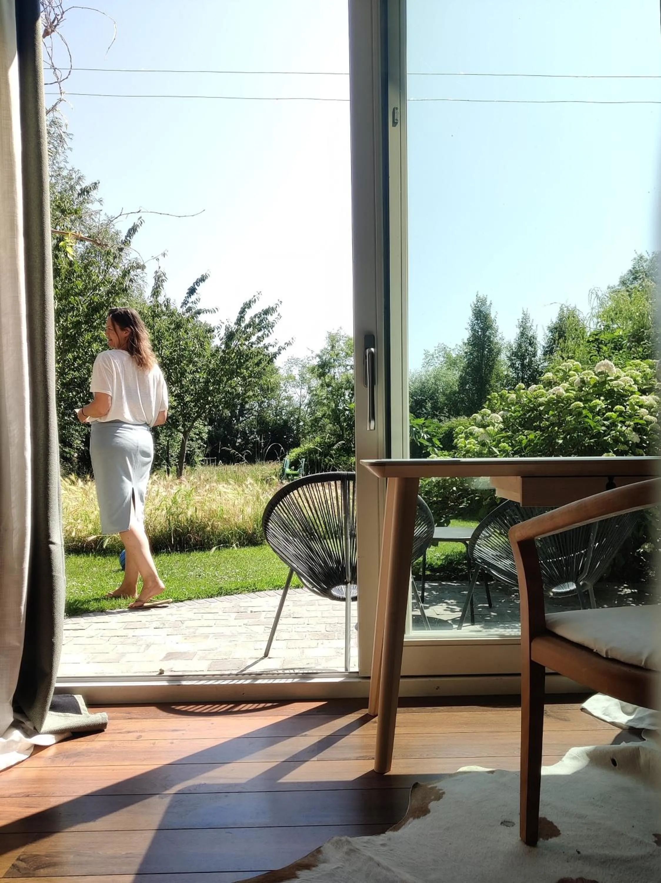 Garden in B&B Lisdodde