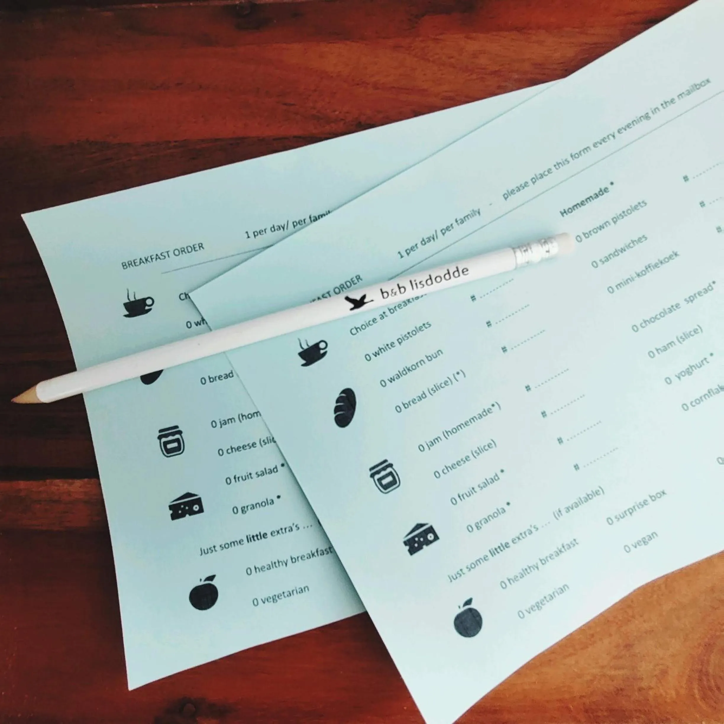 Breakfast in B&B Lisdodde