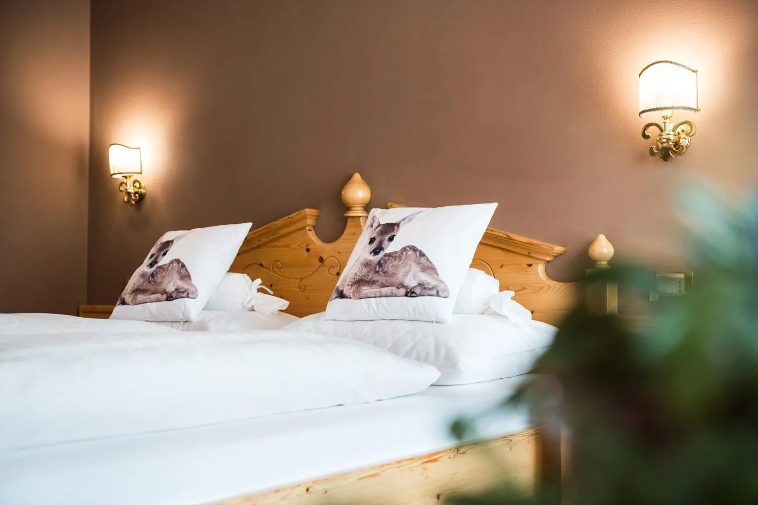 Bed in Alpenhotel Plaza