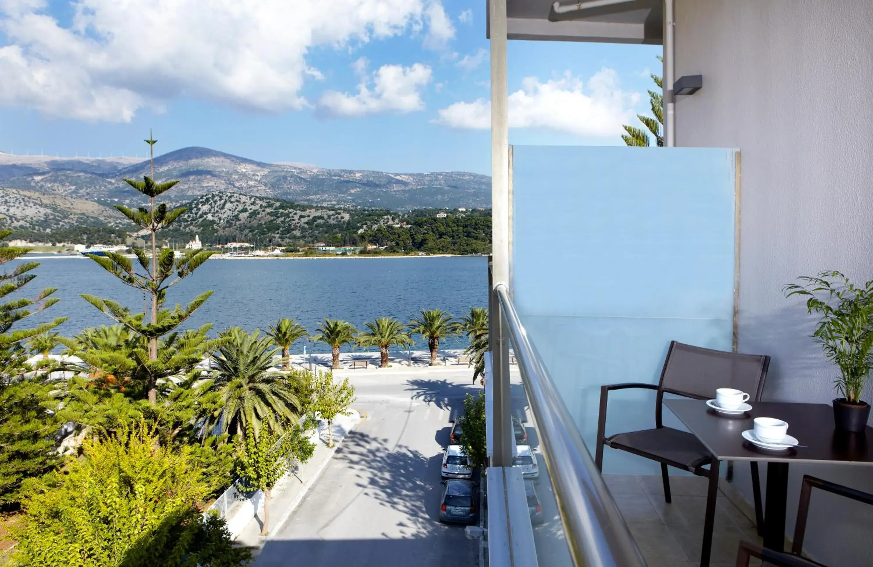 Triple Room with Side Sea View in Mouikis Hotel Kefalonia Triple Room with Side Sea View in Mouikis Hotel Kefalonia