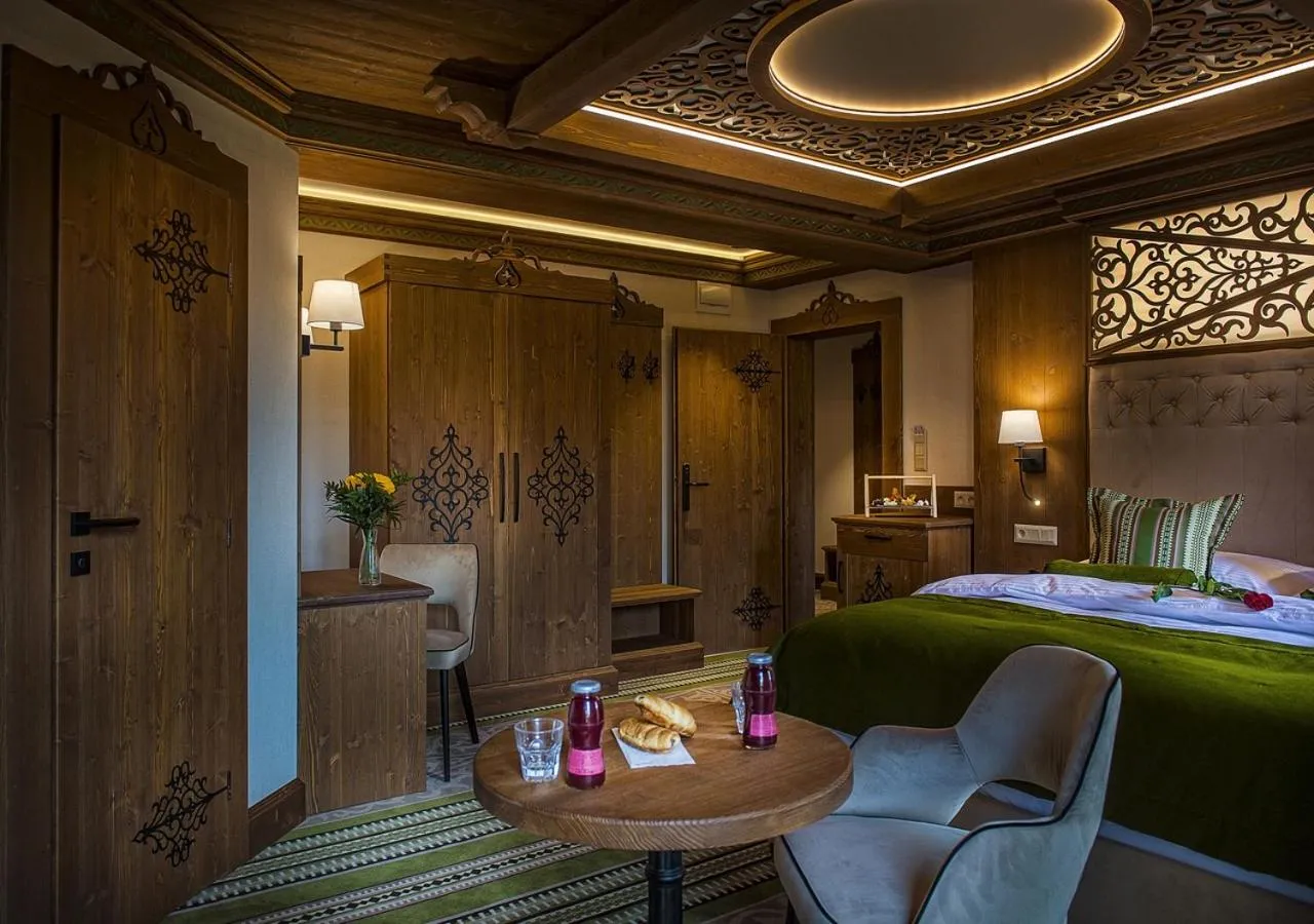 Decorative detail, Bed in Grand Hotel**** Bachledka Strachan