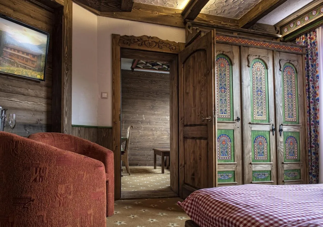 Decorative detail, Bed in Grand Hotel**** Bachledka Strachan