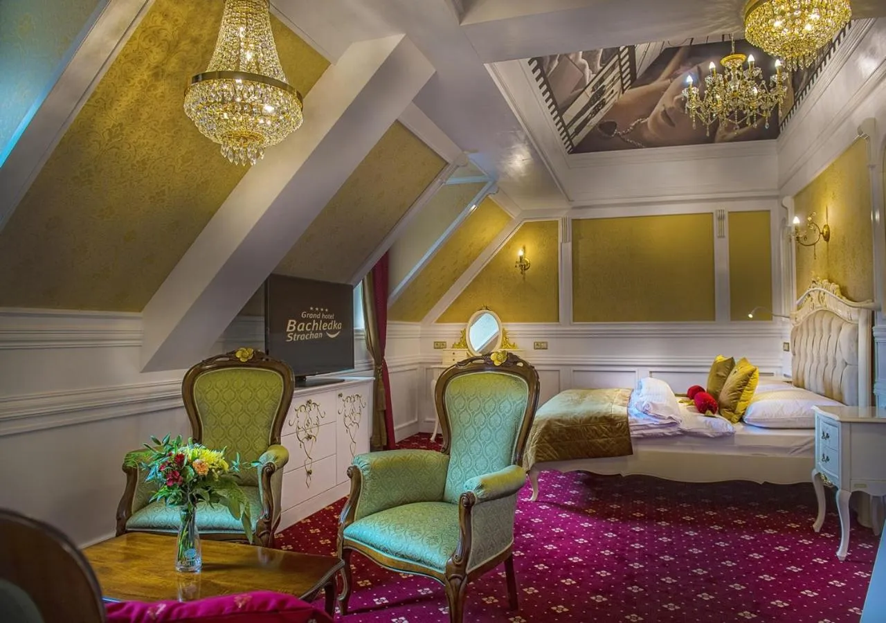 Decorative detail, Bed in Grand Hotel**** Bachledka Strachan