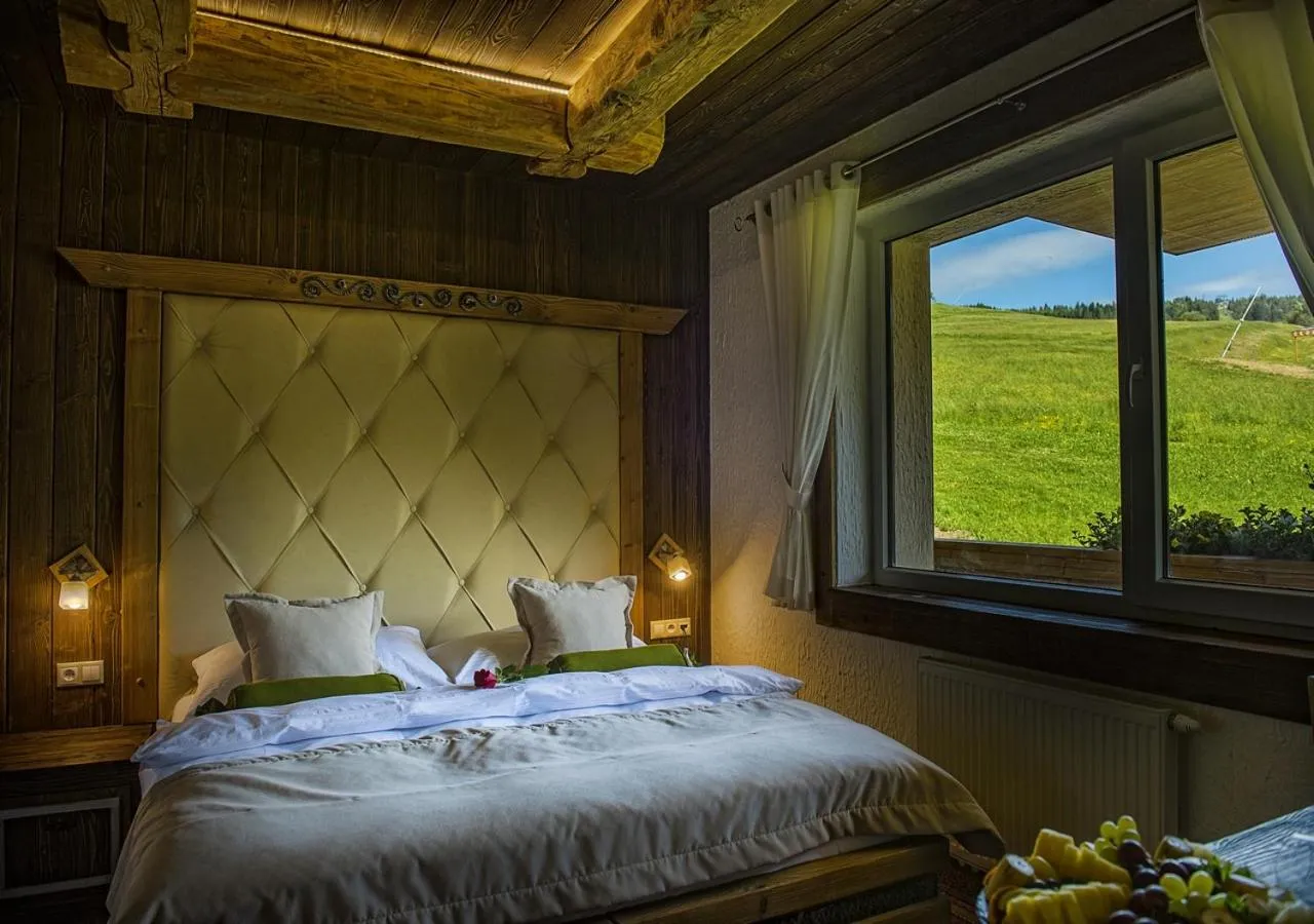 Balcony/Terrace, Bed in Grand Hotel**** Bachledka Strachan