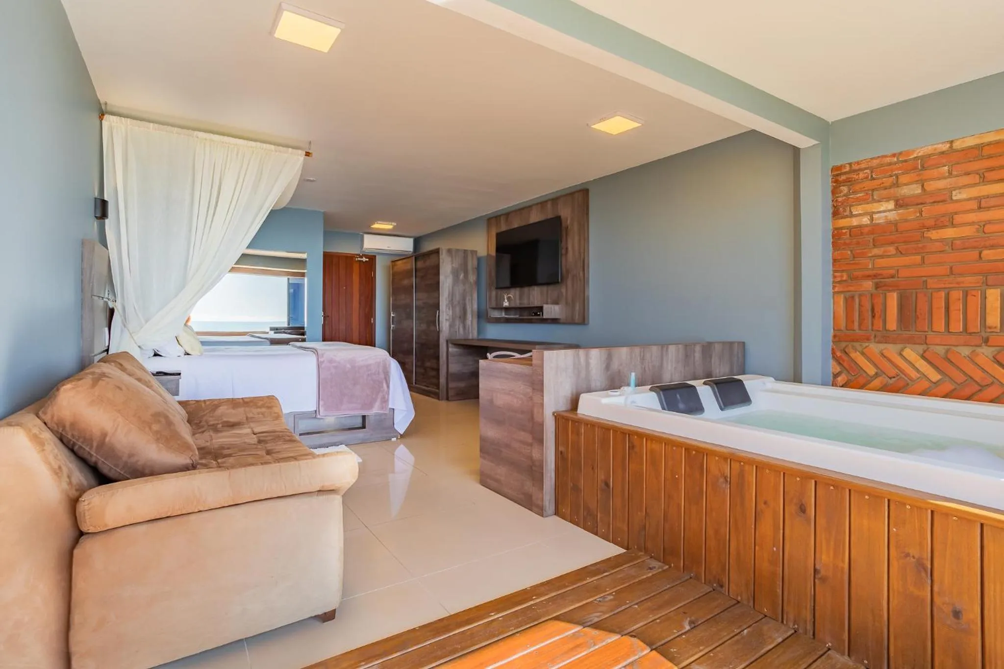 Bedroom in Pousada Rêmora