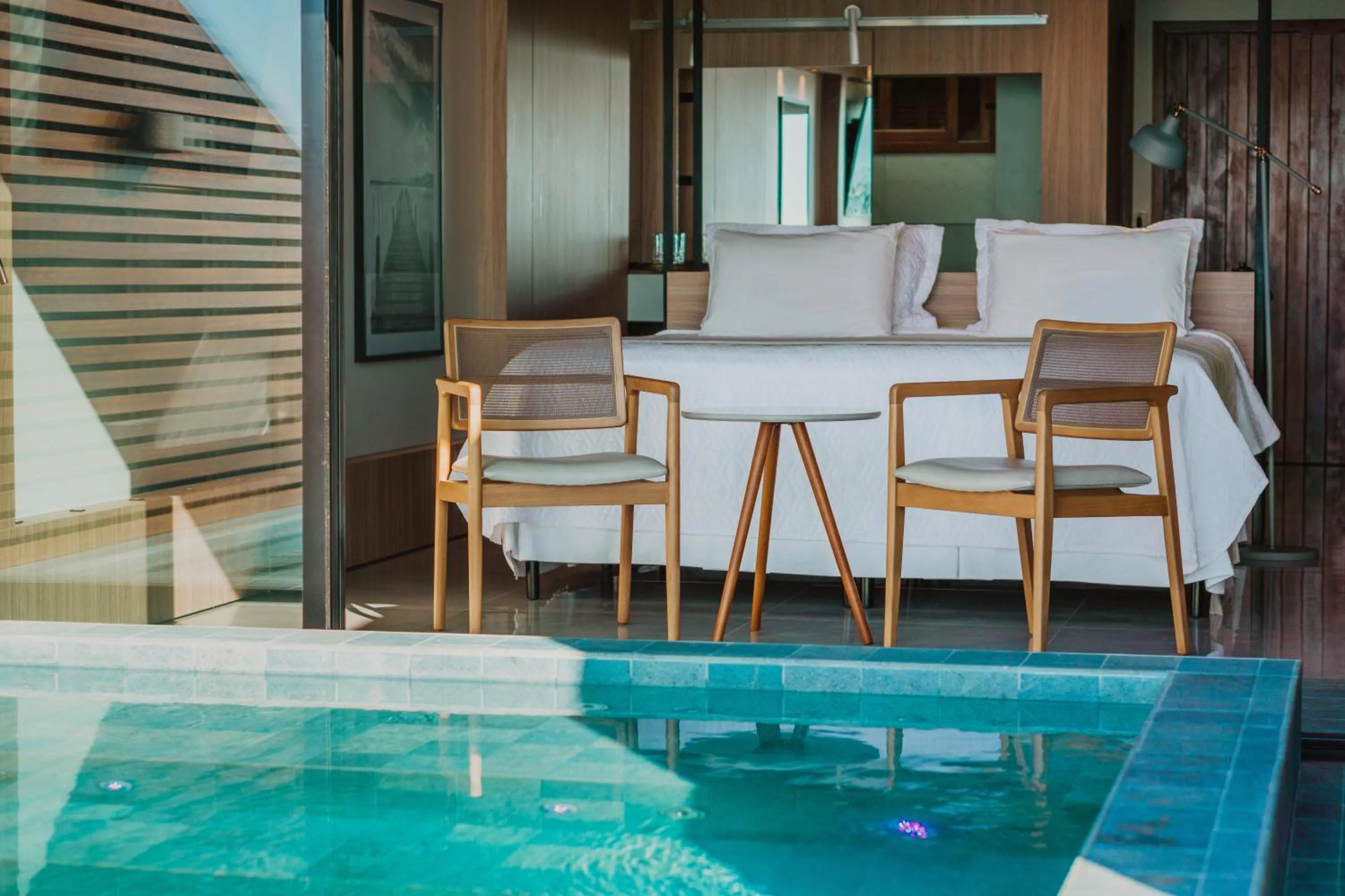 Swimming pool in Pousada Rêmora