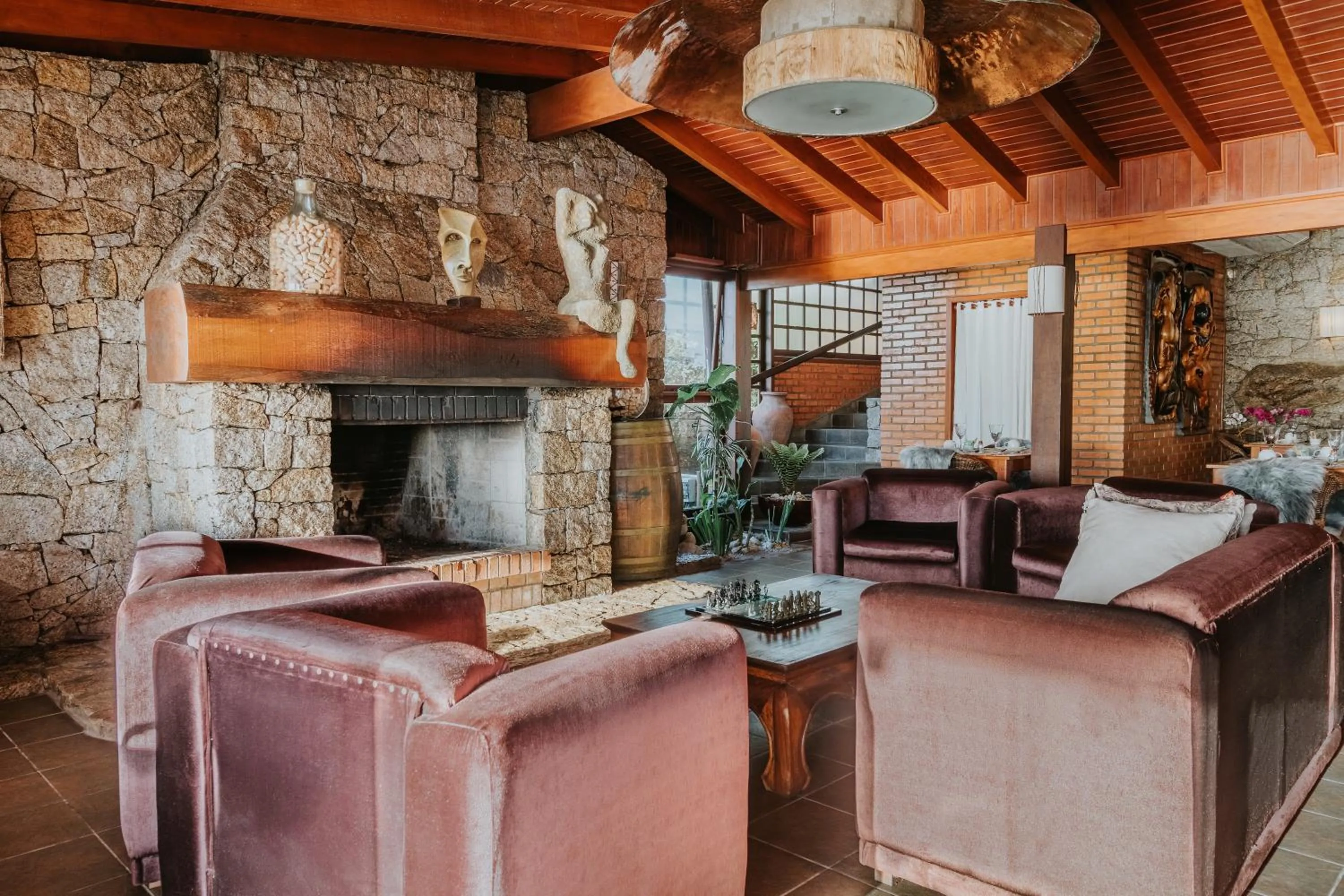 Living room in Pousada Rêmora