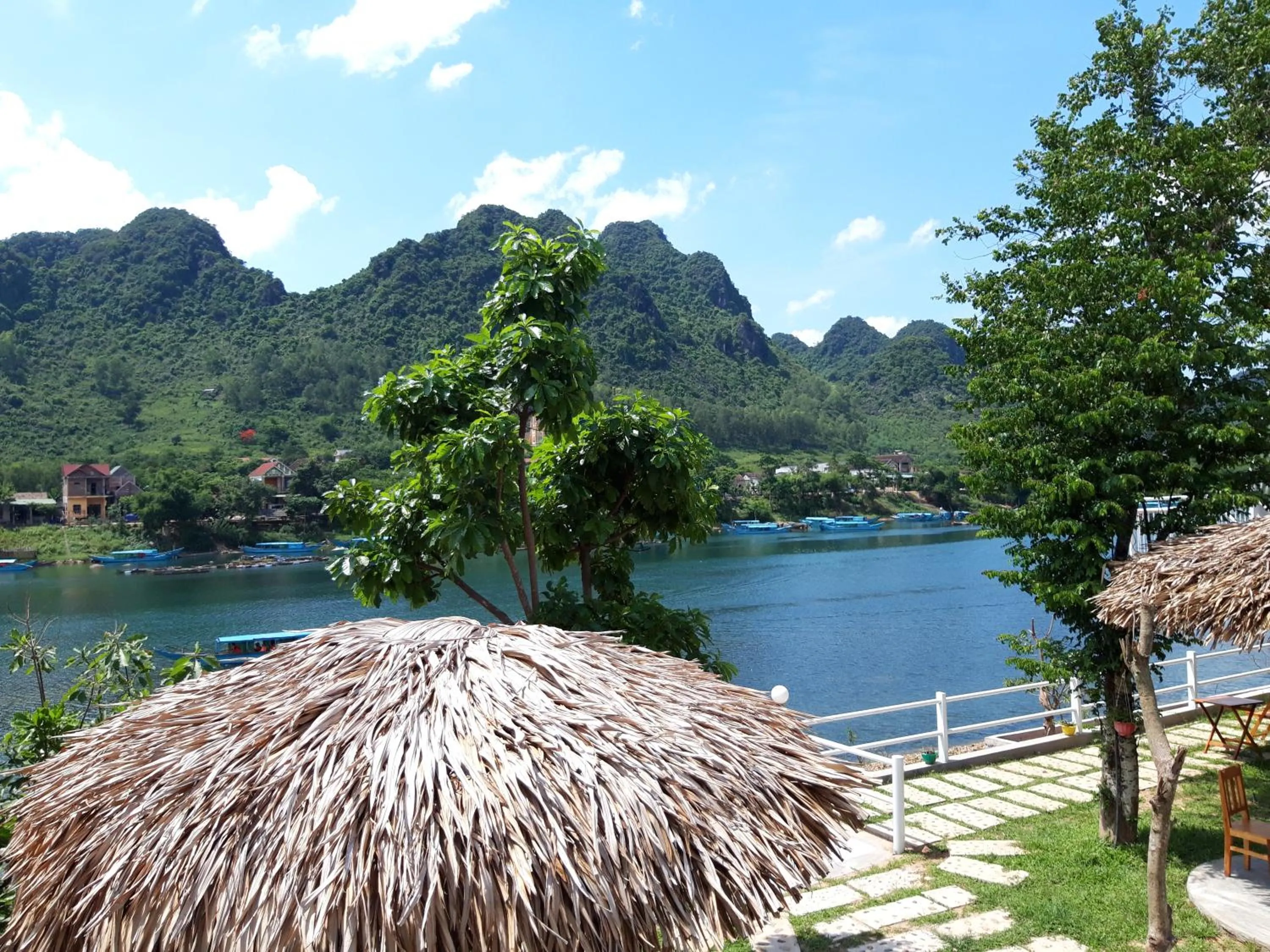 Garden view in Carambola Bungalow