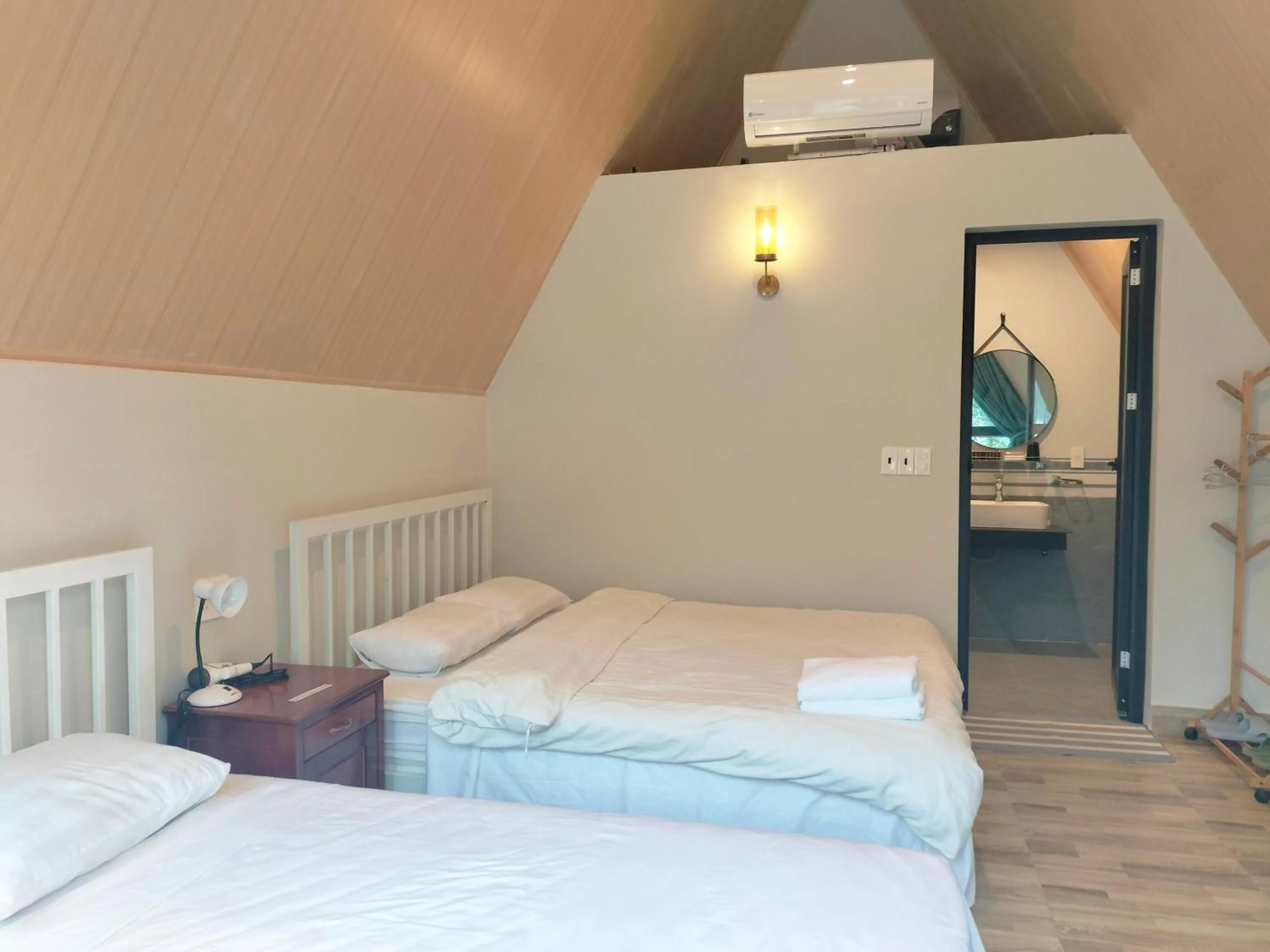 Bed in Carambola Bungalow