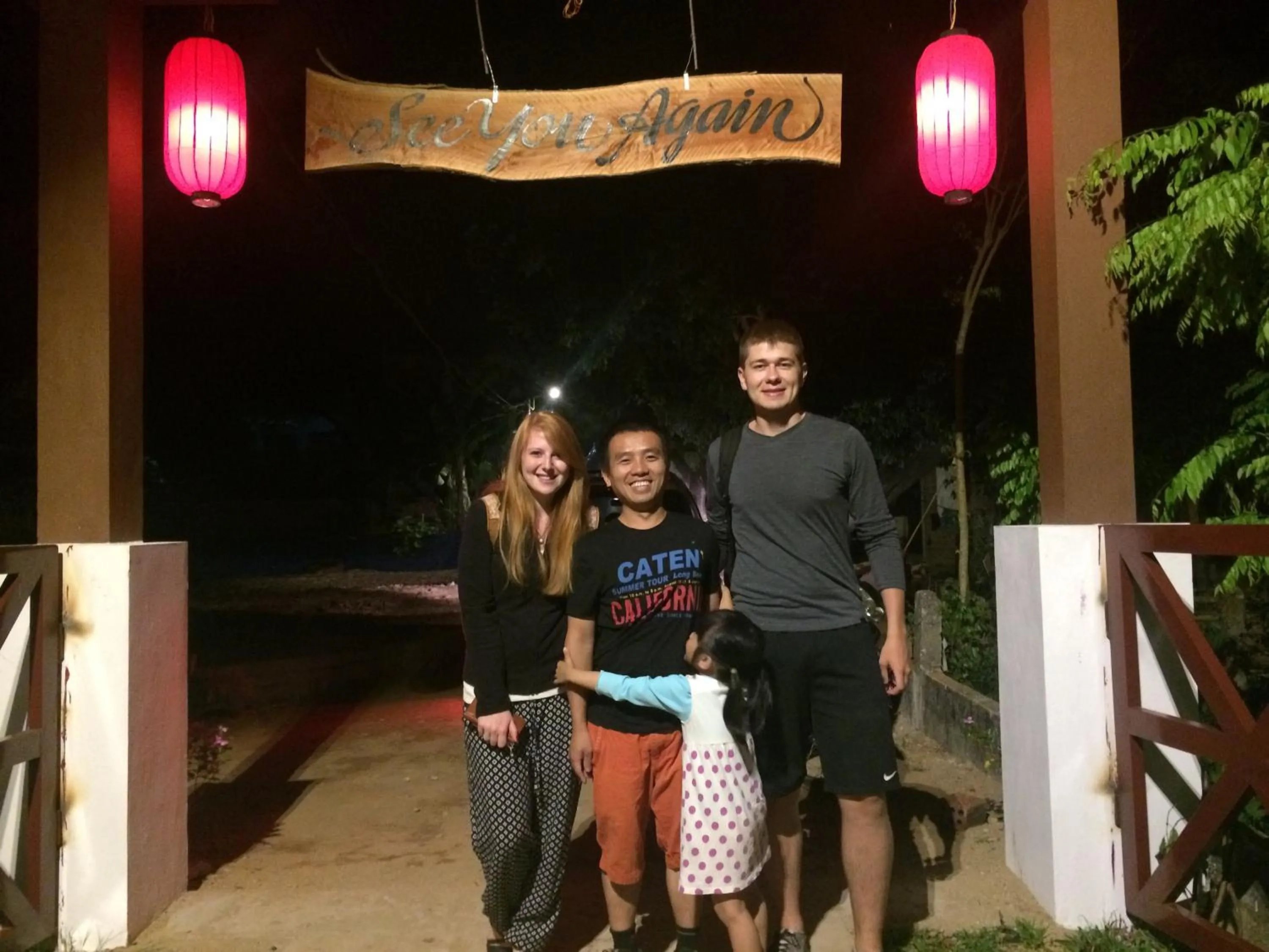 group of guests in Carambola Bungalow