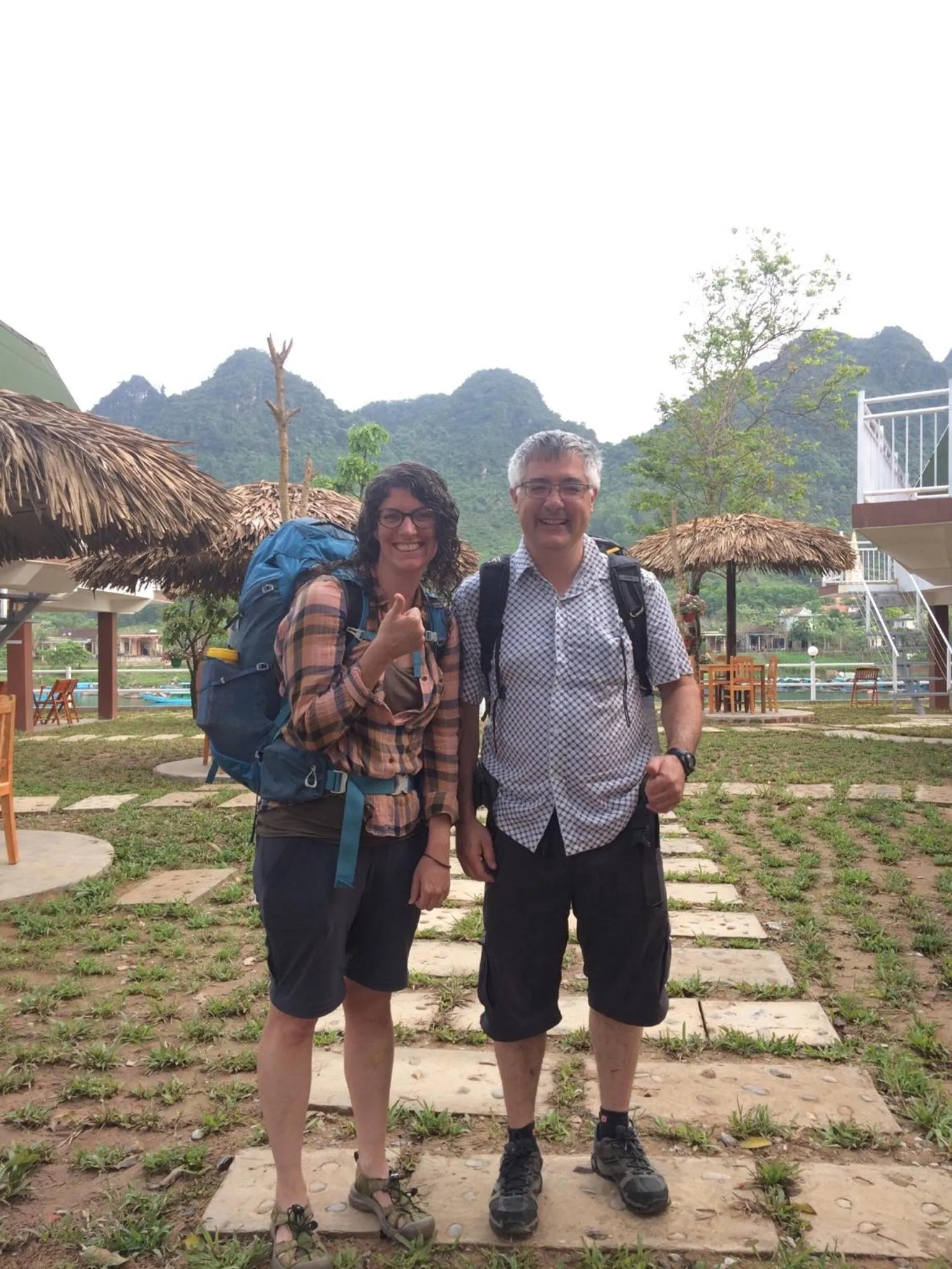 group of guests in Carambola Bungalow