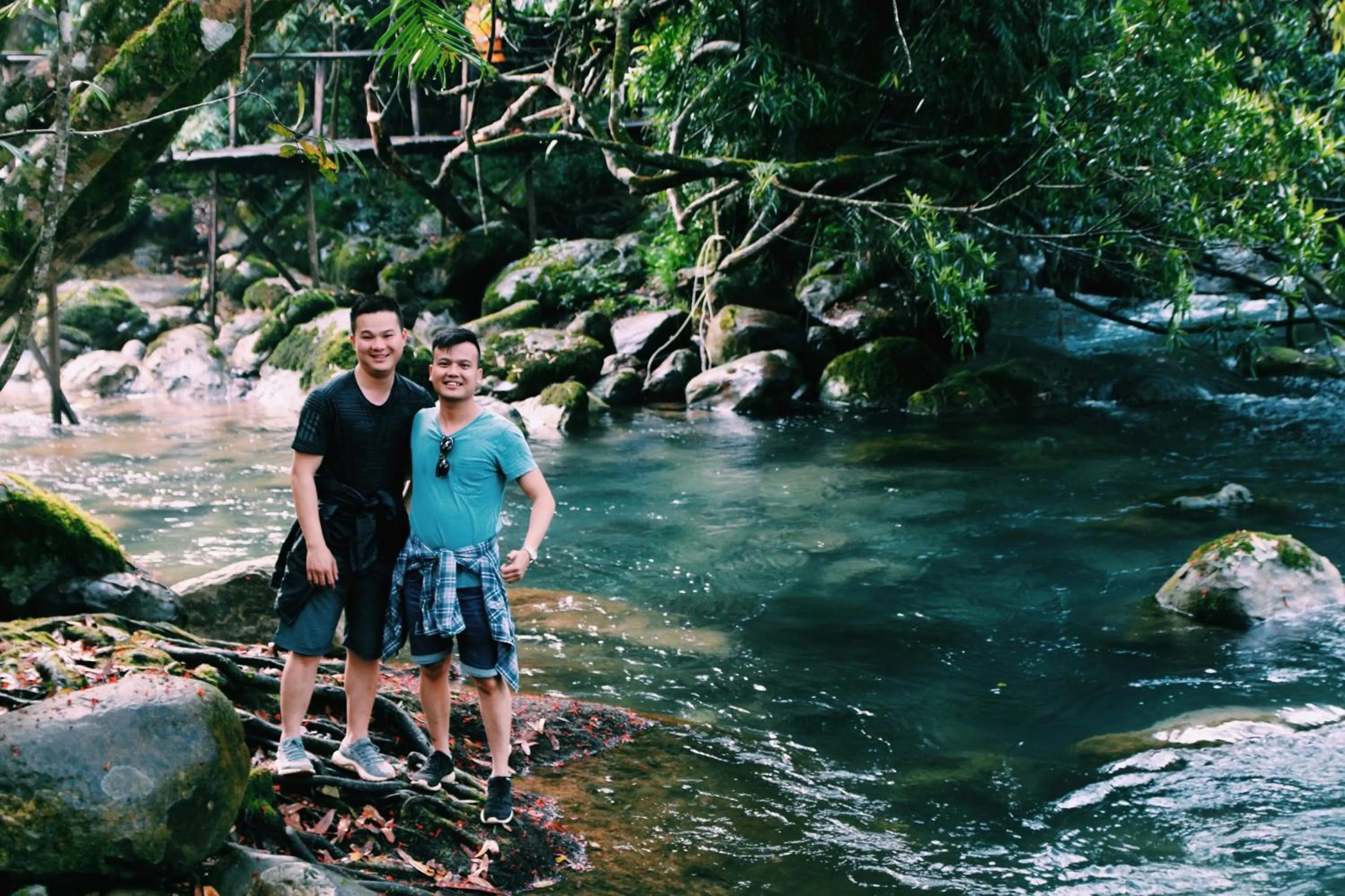 group of guests in Carambola Bungalow