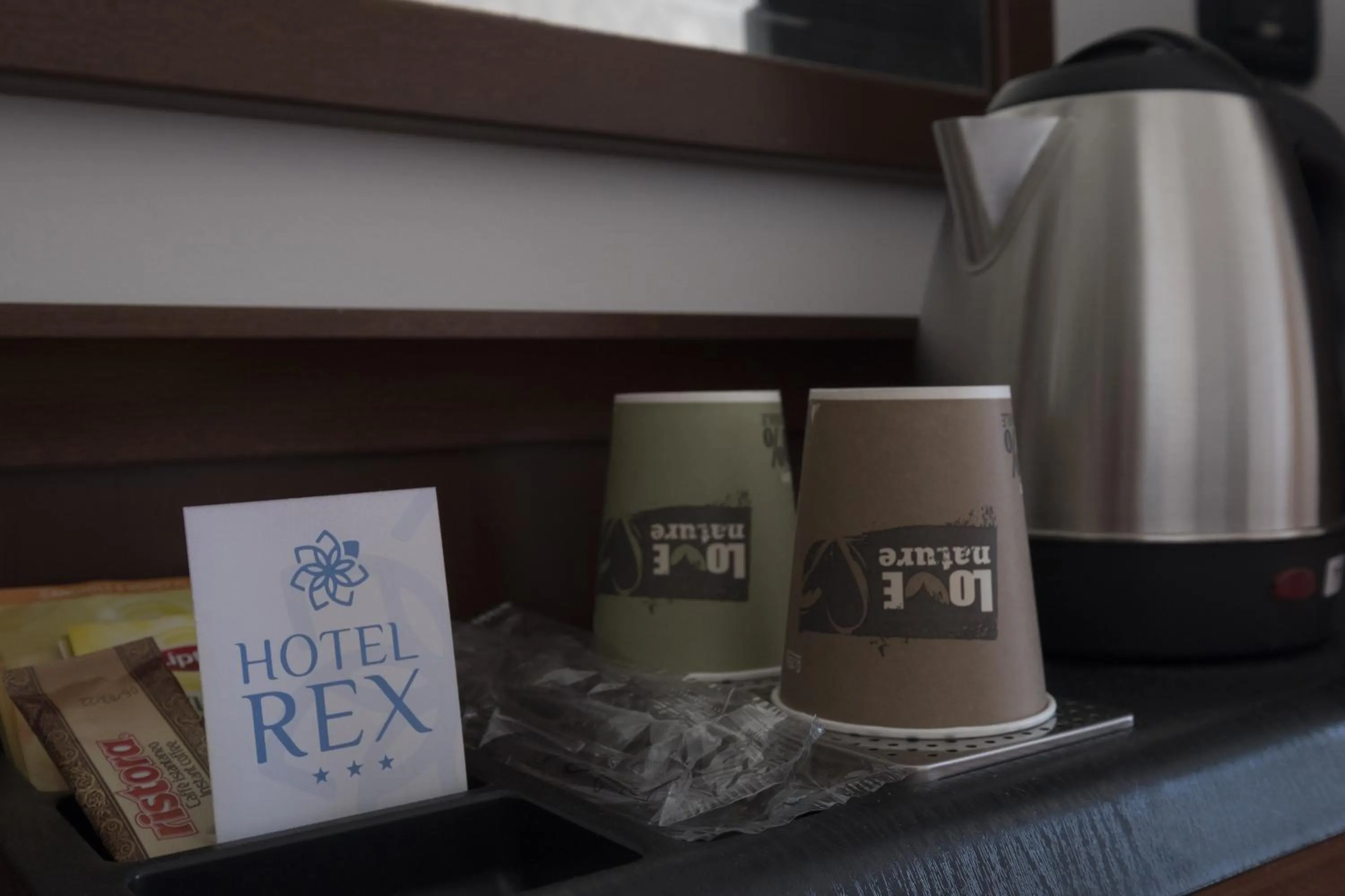 Coffee/tea facilities in Hotel Rex Rimini