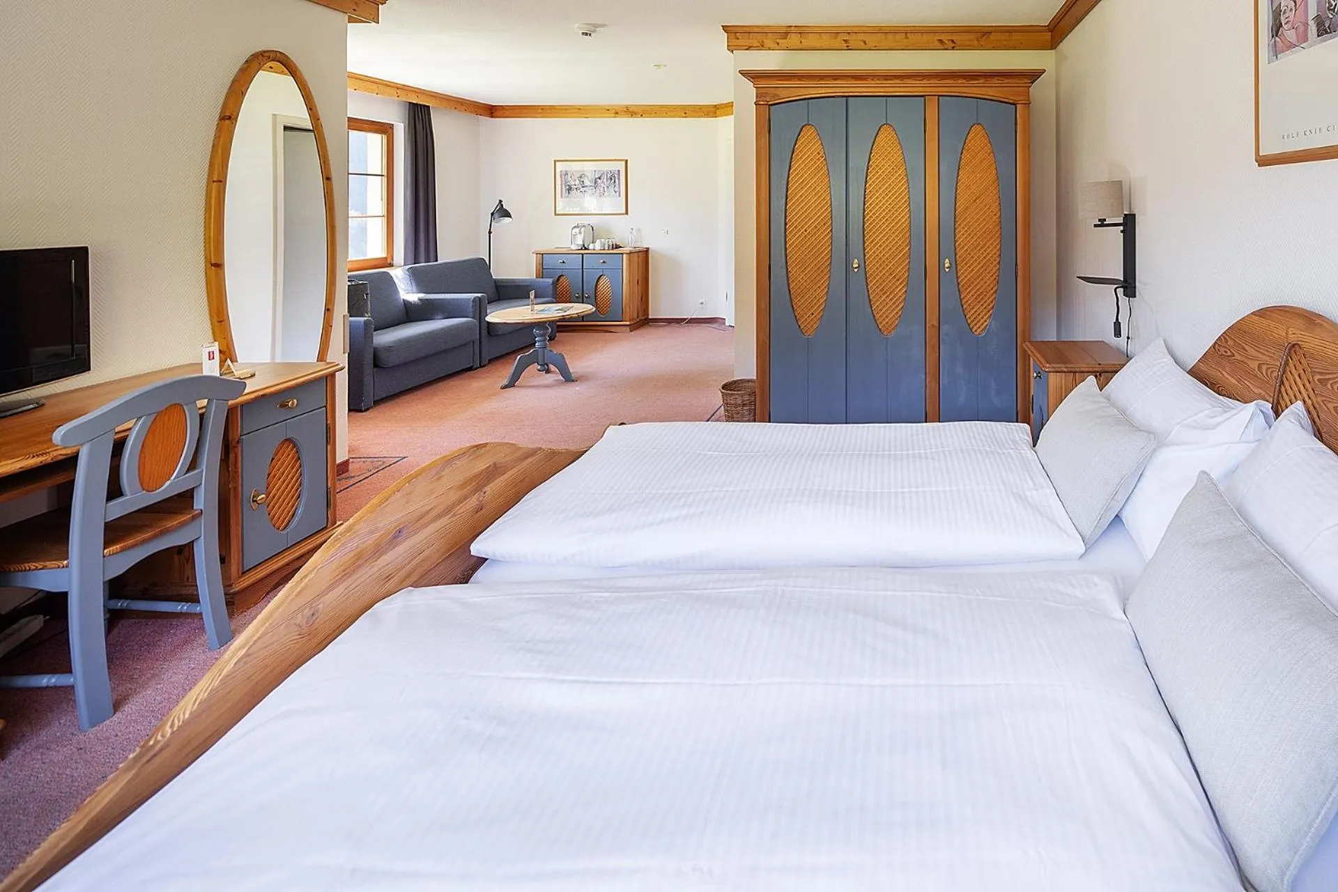 Photo of the whole room, Bed in Hotel Bodmi