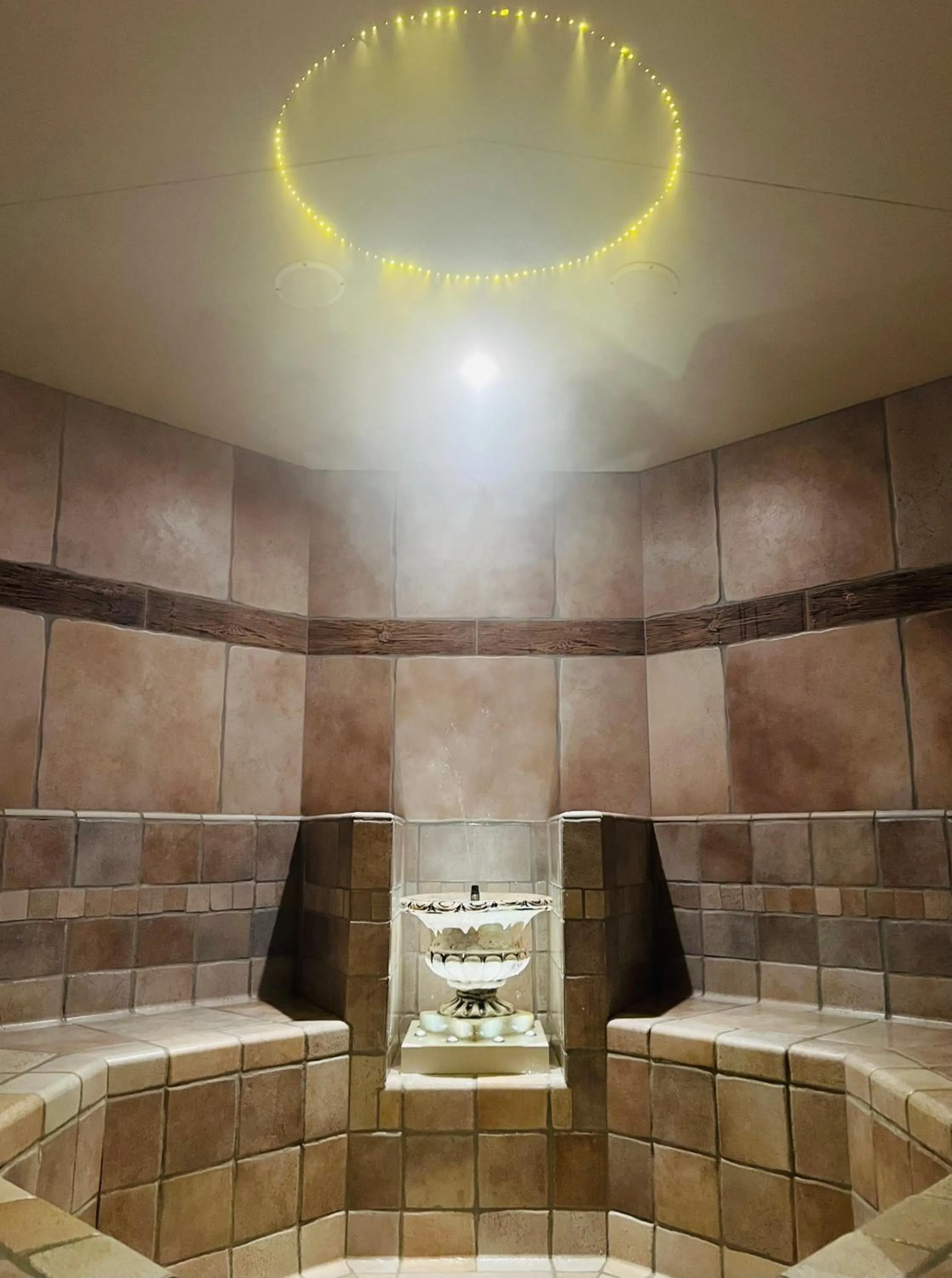 Steam room in Hotel Bodmi