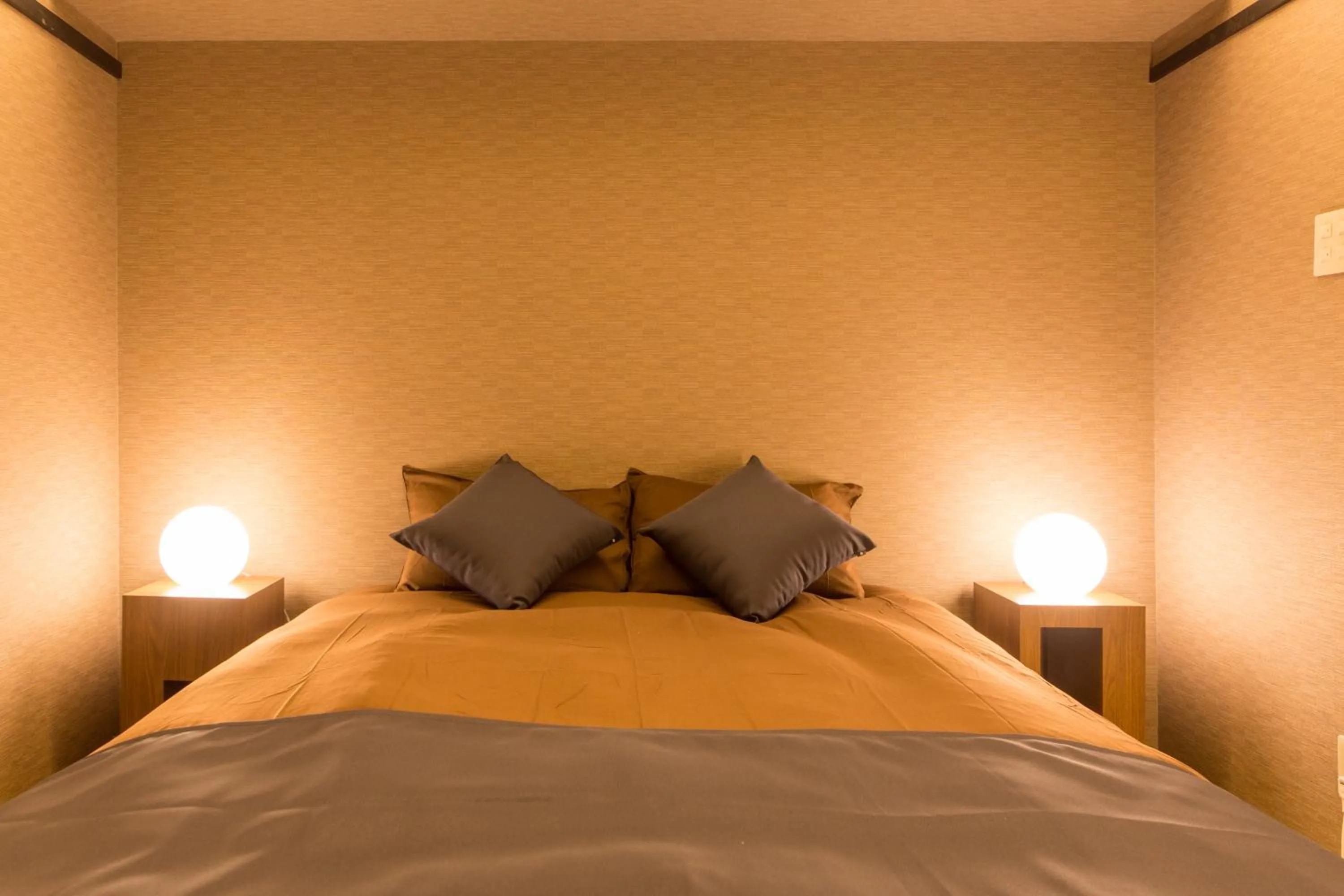 Bed in Kyoto Kyo-Tsubaki