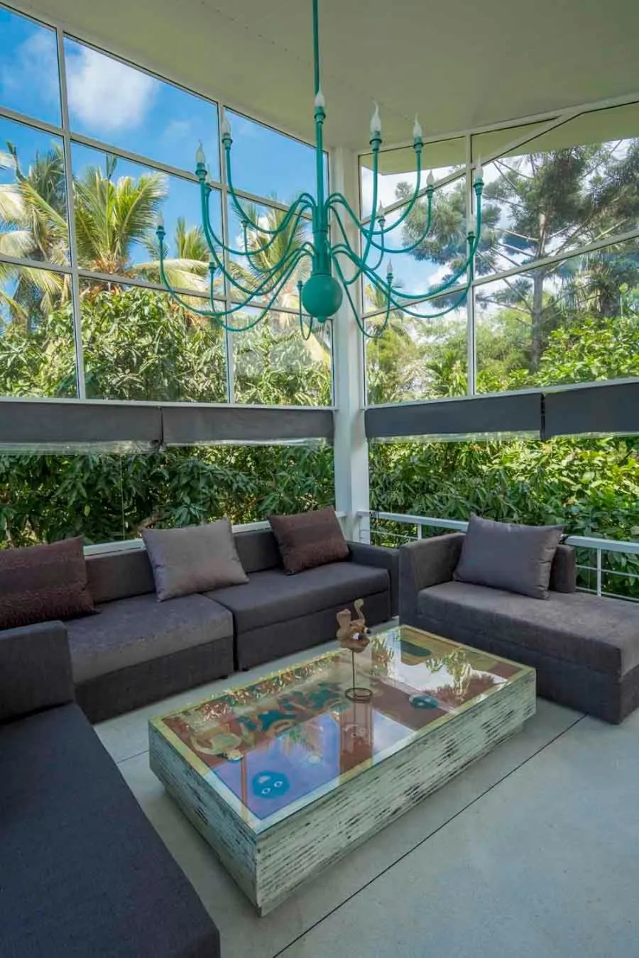 Lounge or bar in 18 Faces with free drop off to Galle Fort by TukTuk