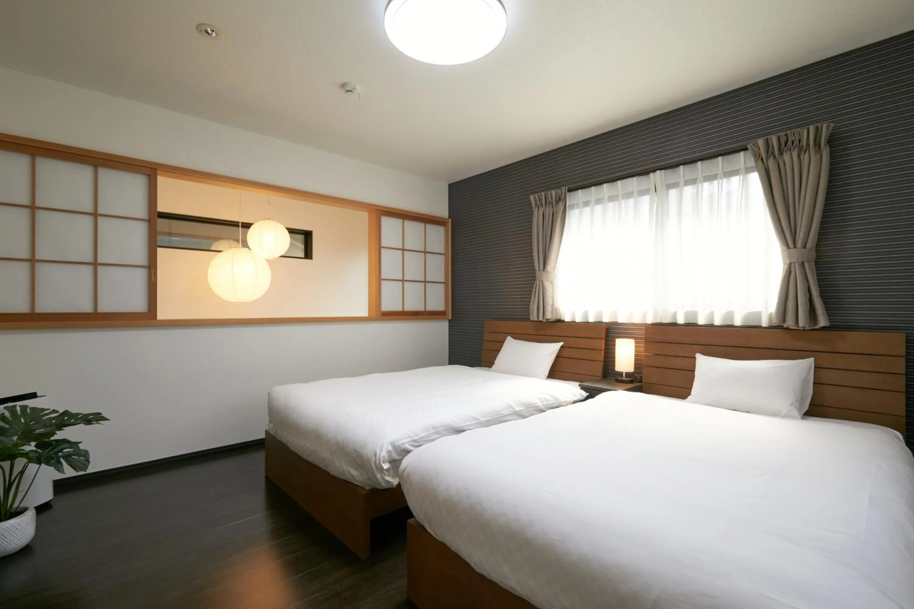 Bed in Kyo no yado BOTAN