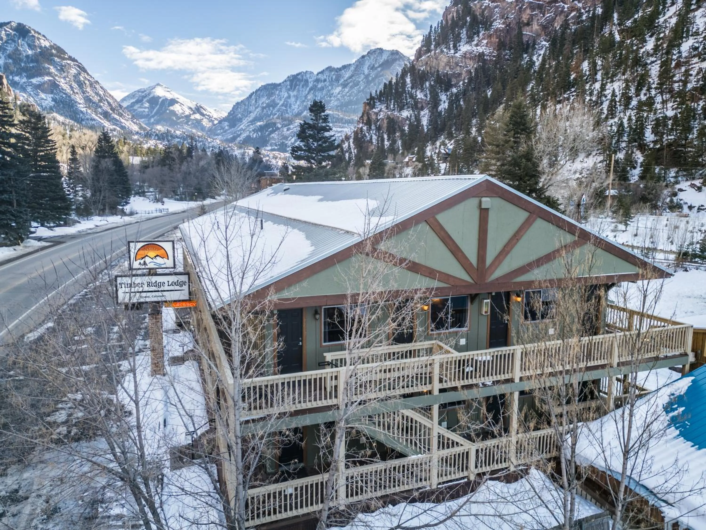 Property building in Timber Ridge Lodge Ouray