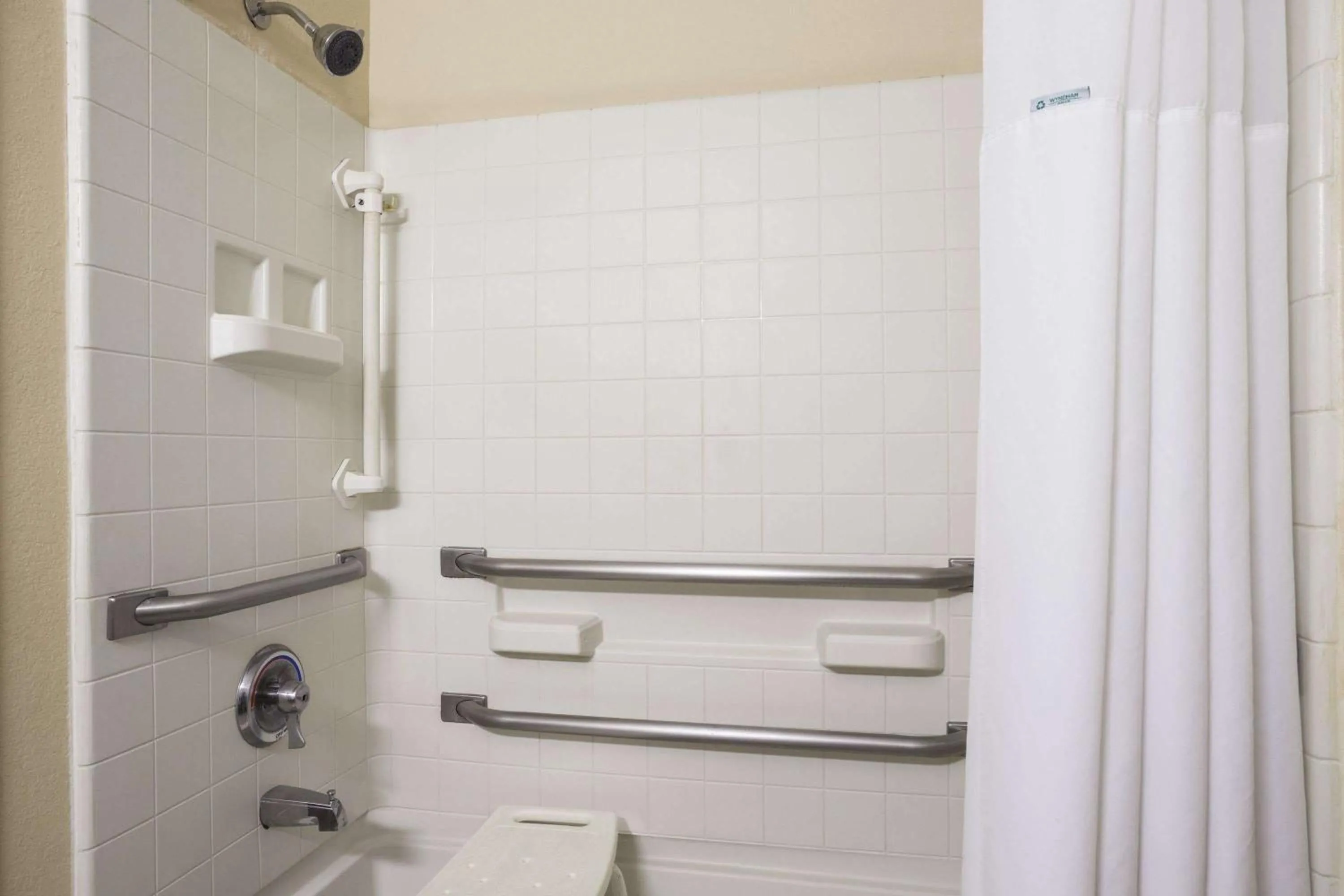 Bathroom in Super 8 by Wyndham Prestonsburg