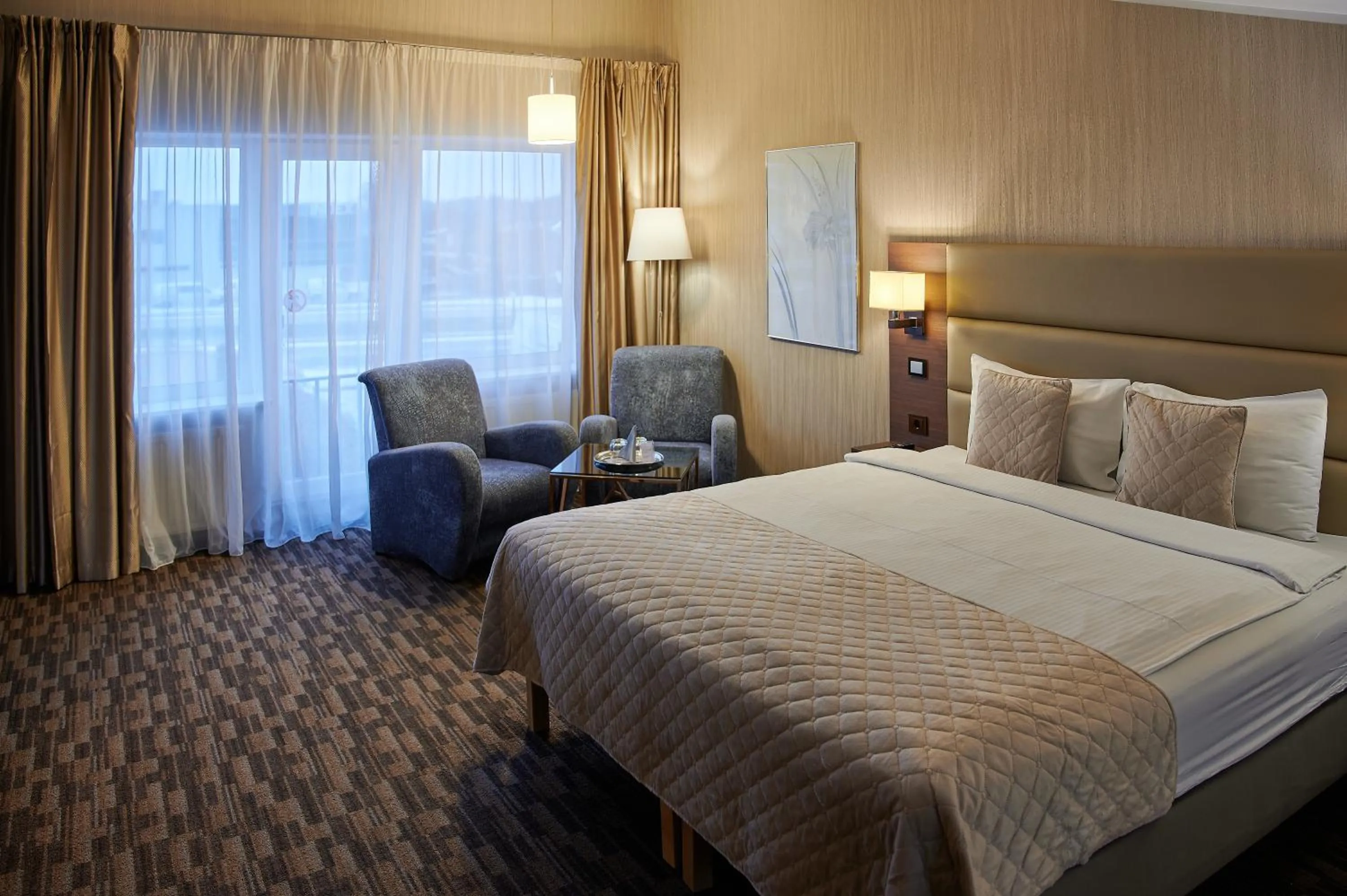 Bed in Olympus Hotel