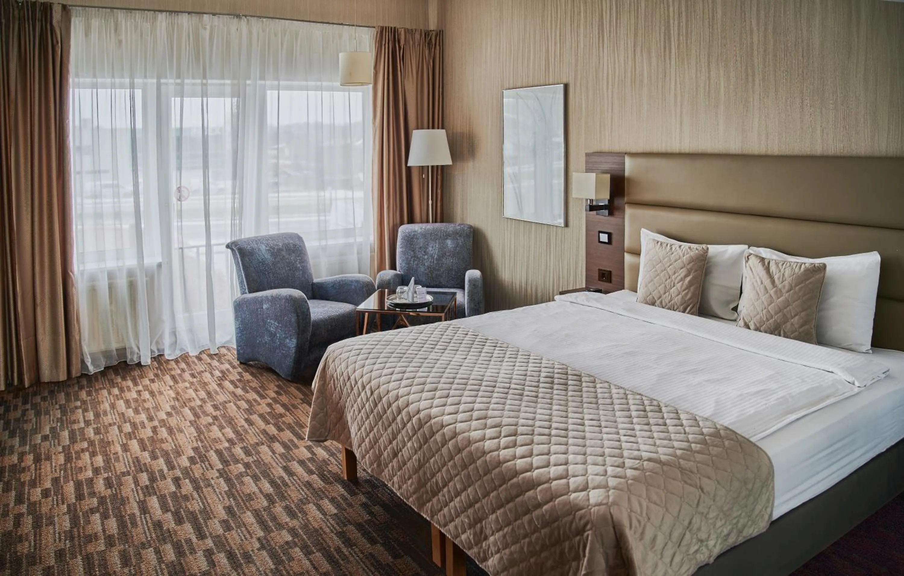 Bed in Olympus Hotel