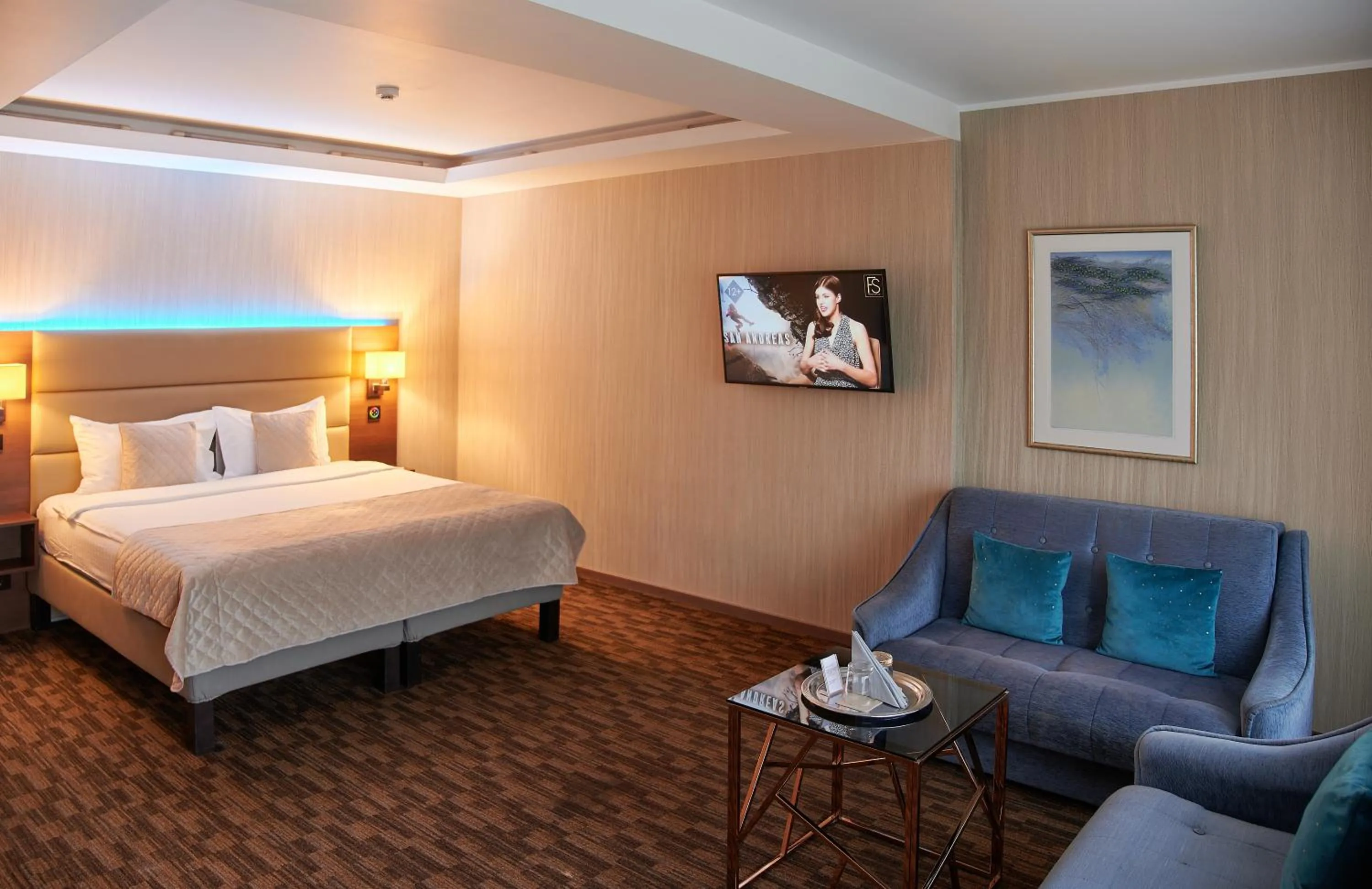 Bed in Olympus Hotel