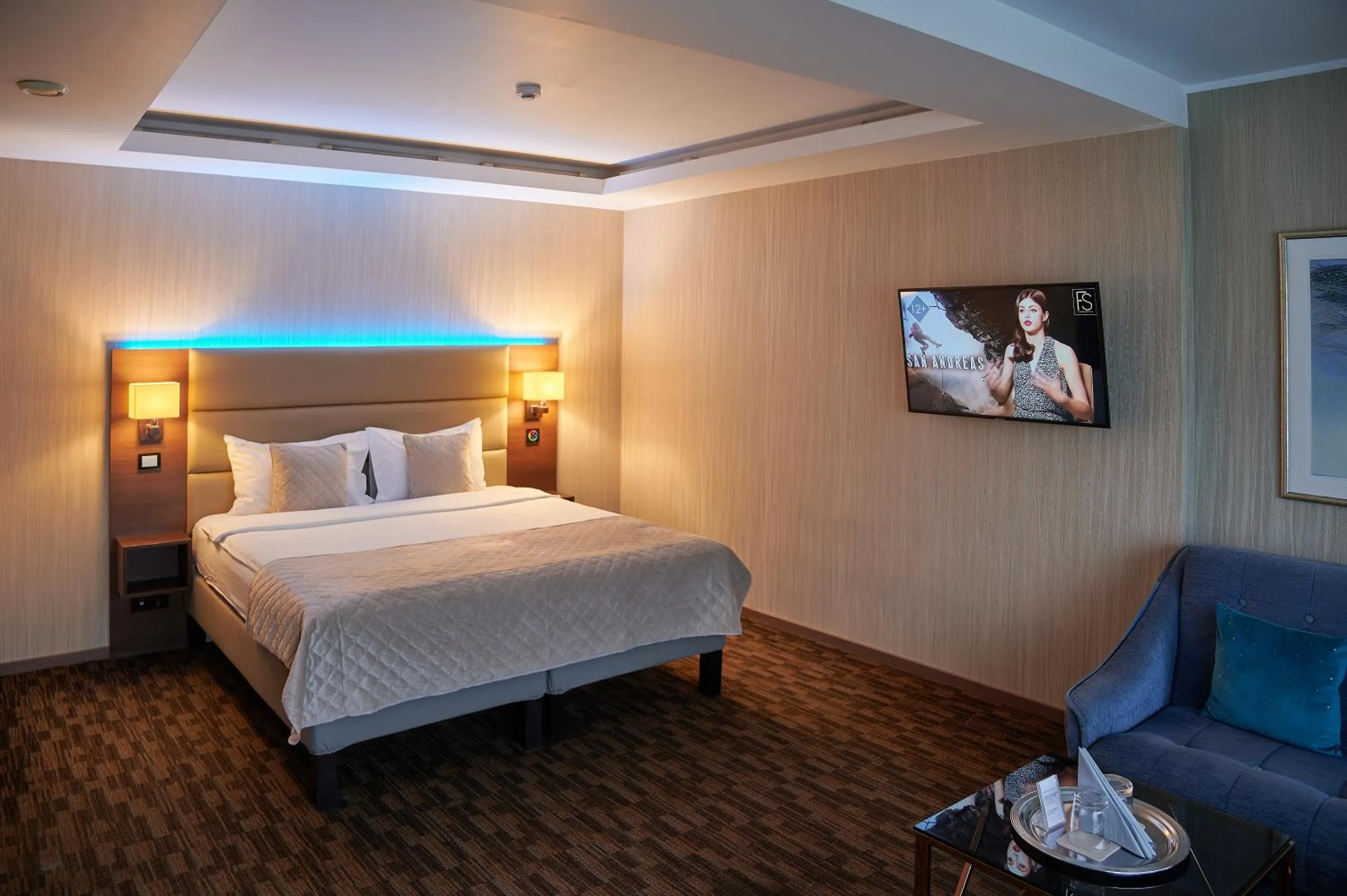 Bed in Olympus Hotel