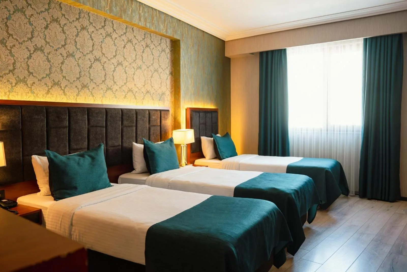 Photo of the whole room, Bed in Grand Vaves Hotel