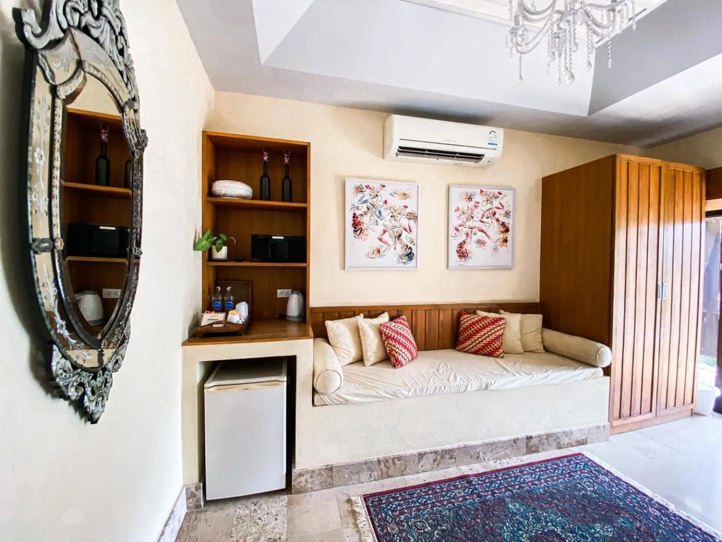 Bed in Villa Khao Phaengma