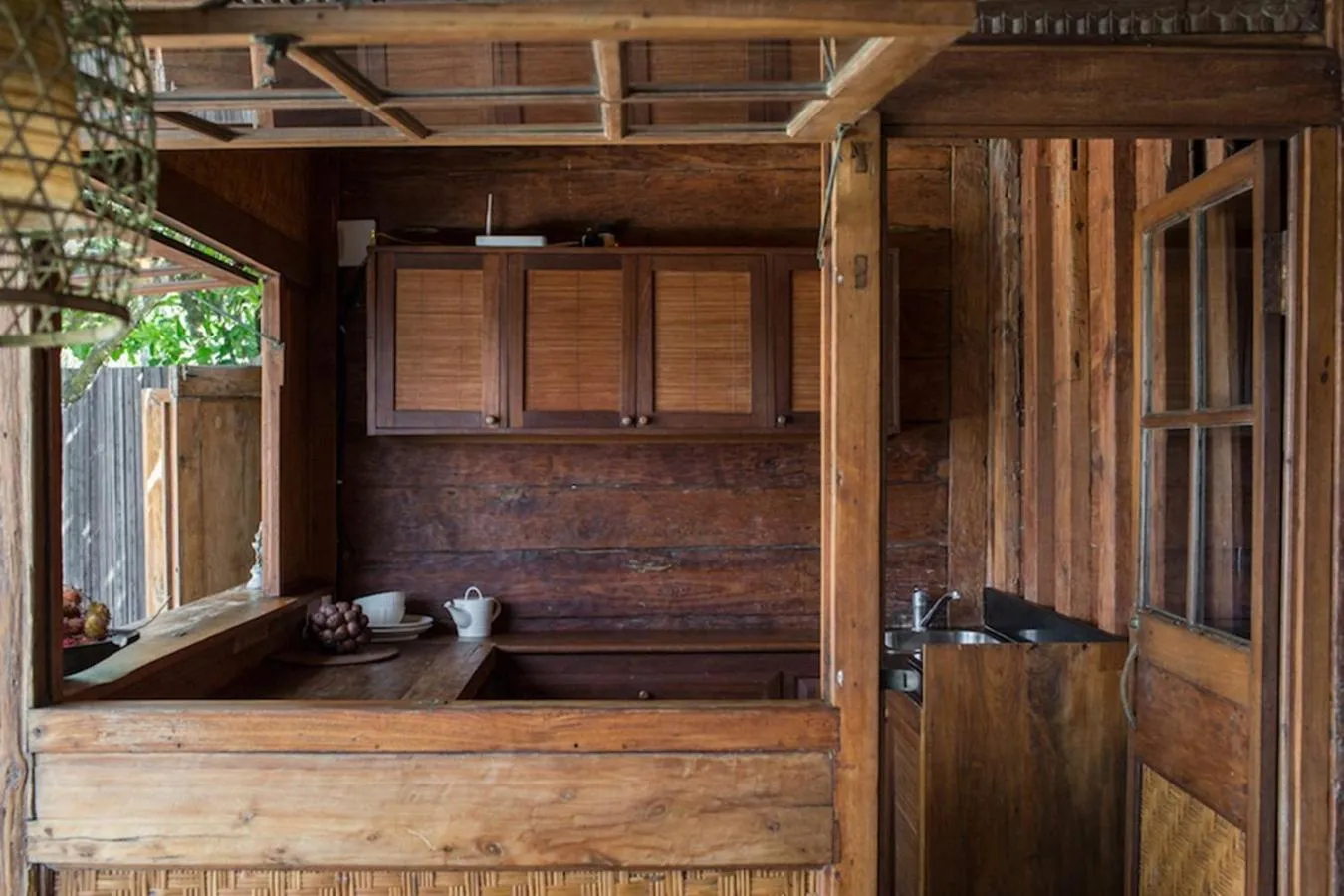Kitchen or kitchenette in Sejuk Beach Villas