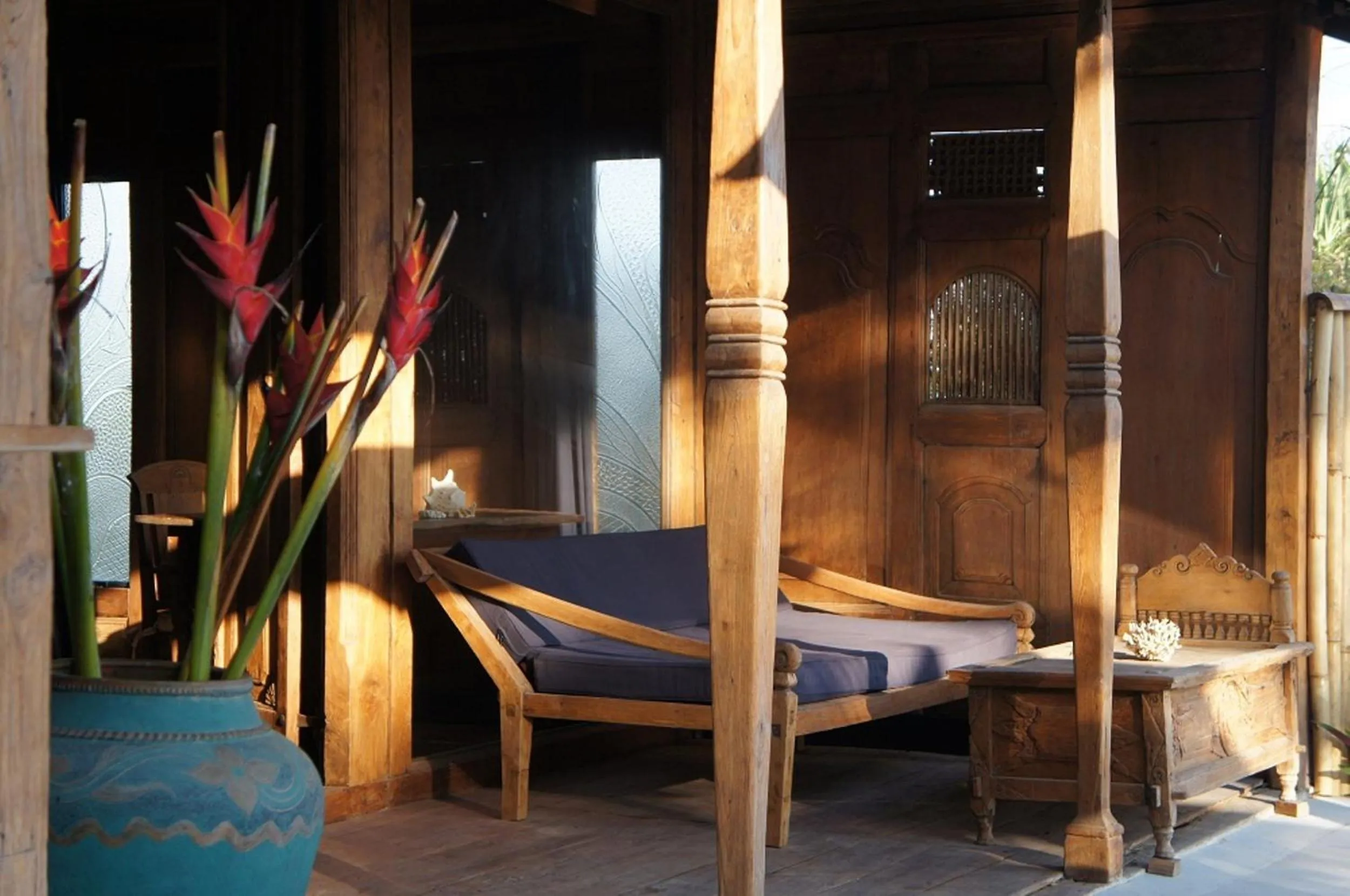 Balcony/Terrace in Sejuk Beach Villas