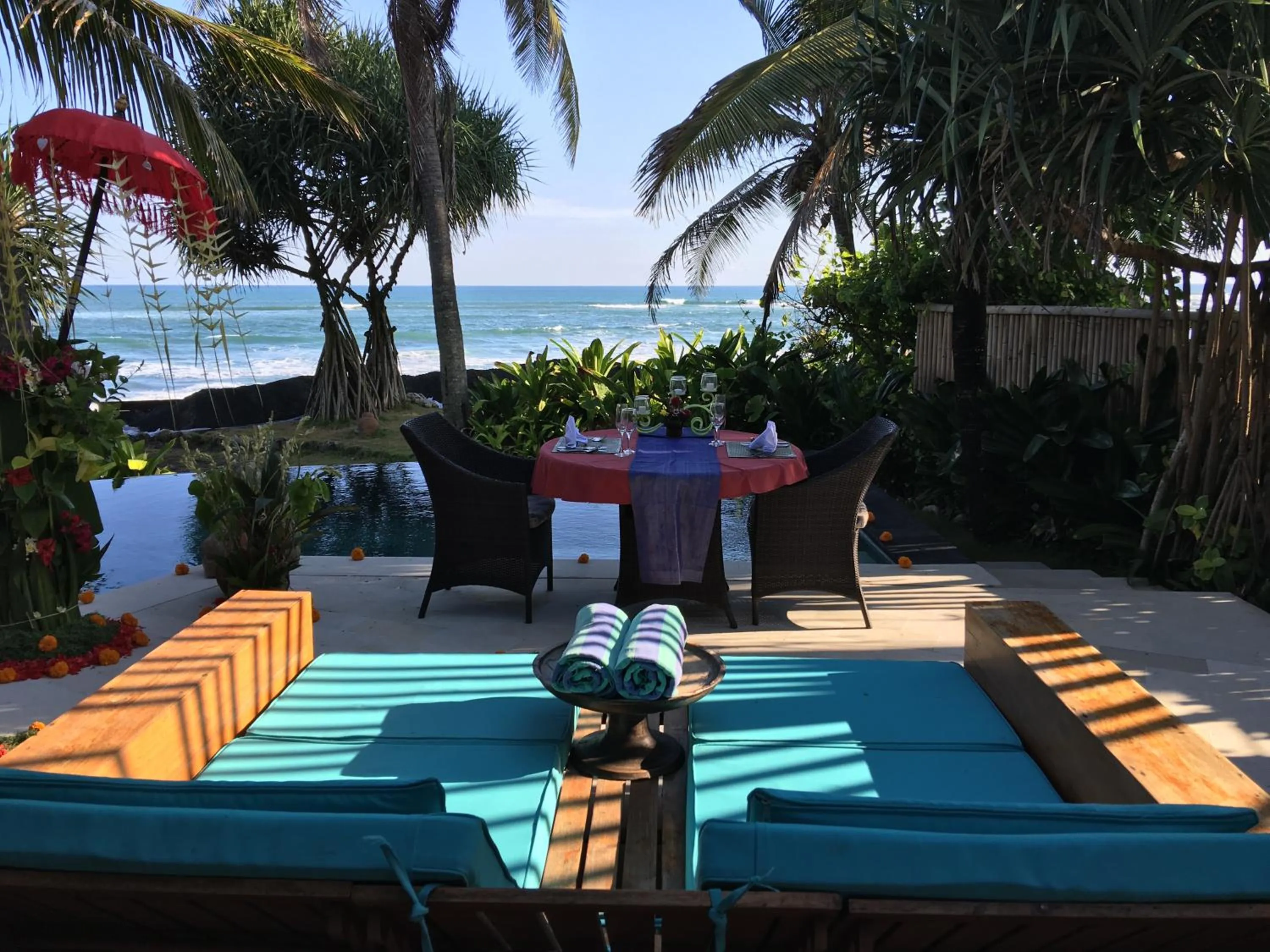 Patio in Sejuk Beach Villas