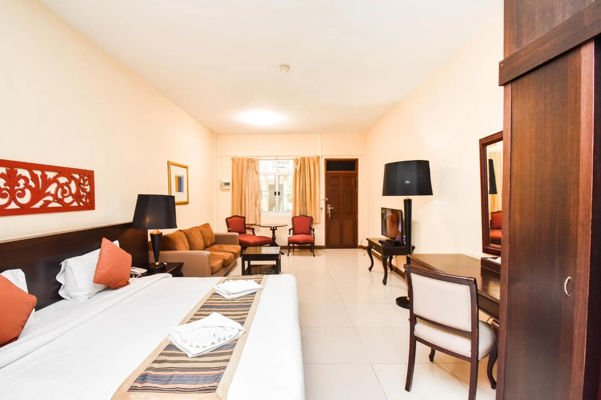 Bed in Piman Garden Boutique Hotel