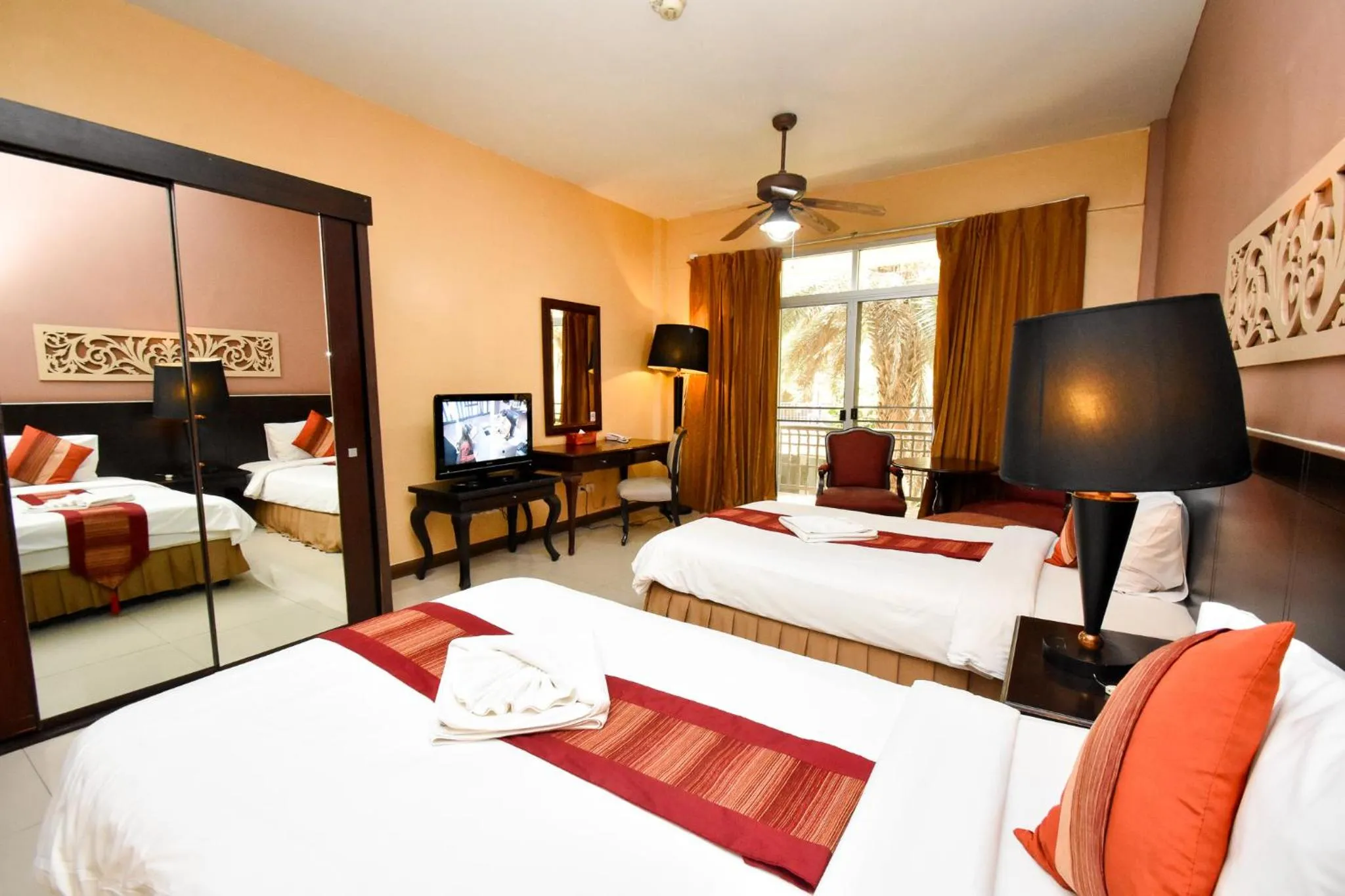 Bed in Piman Garden Boutique Hotel