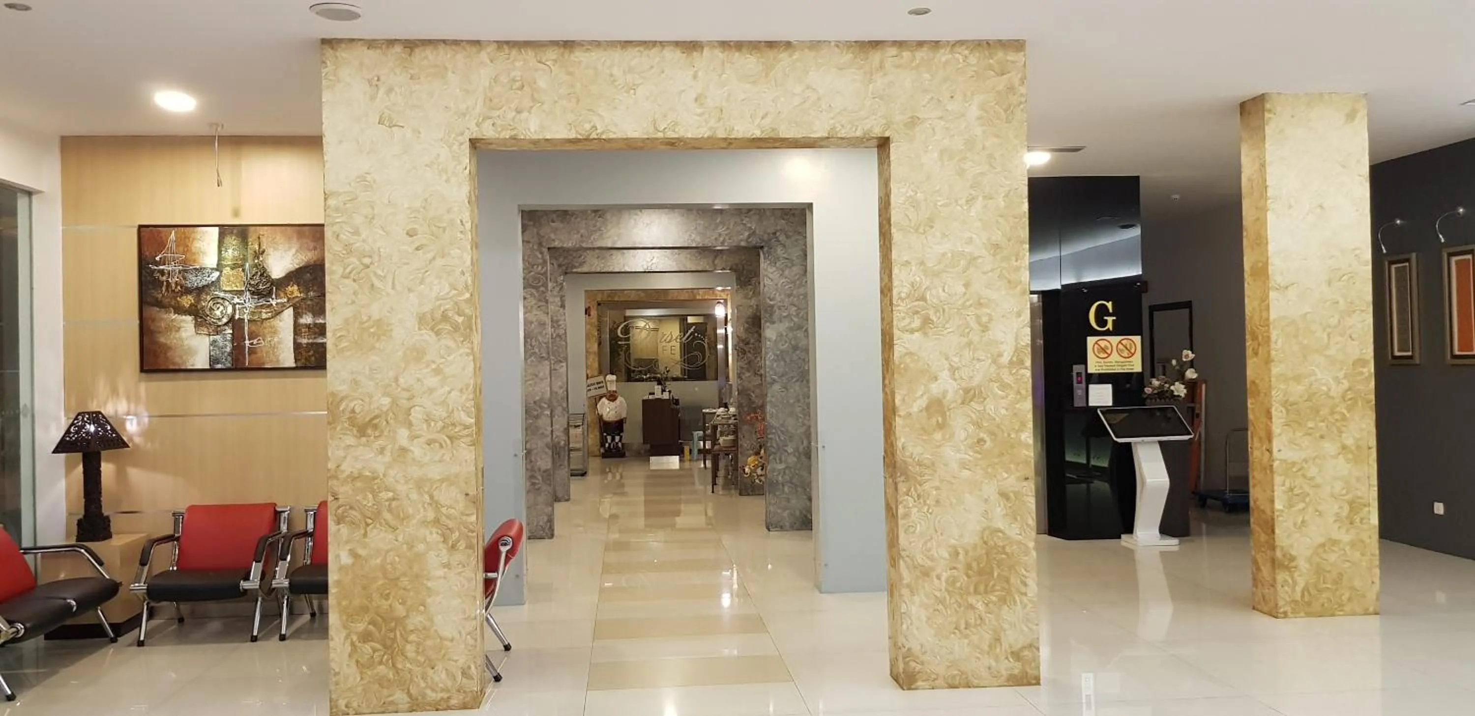 Lobby or reception in DeHome Boutique Hotel