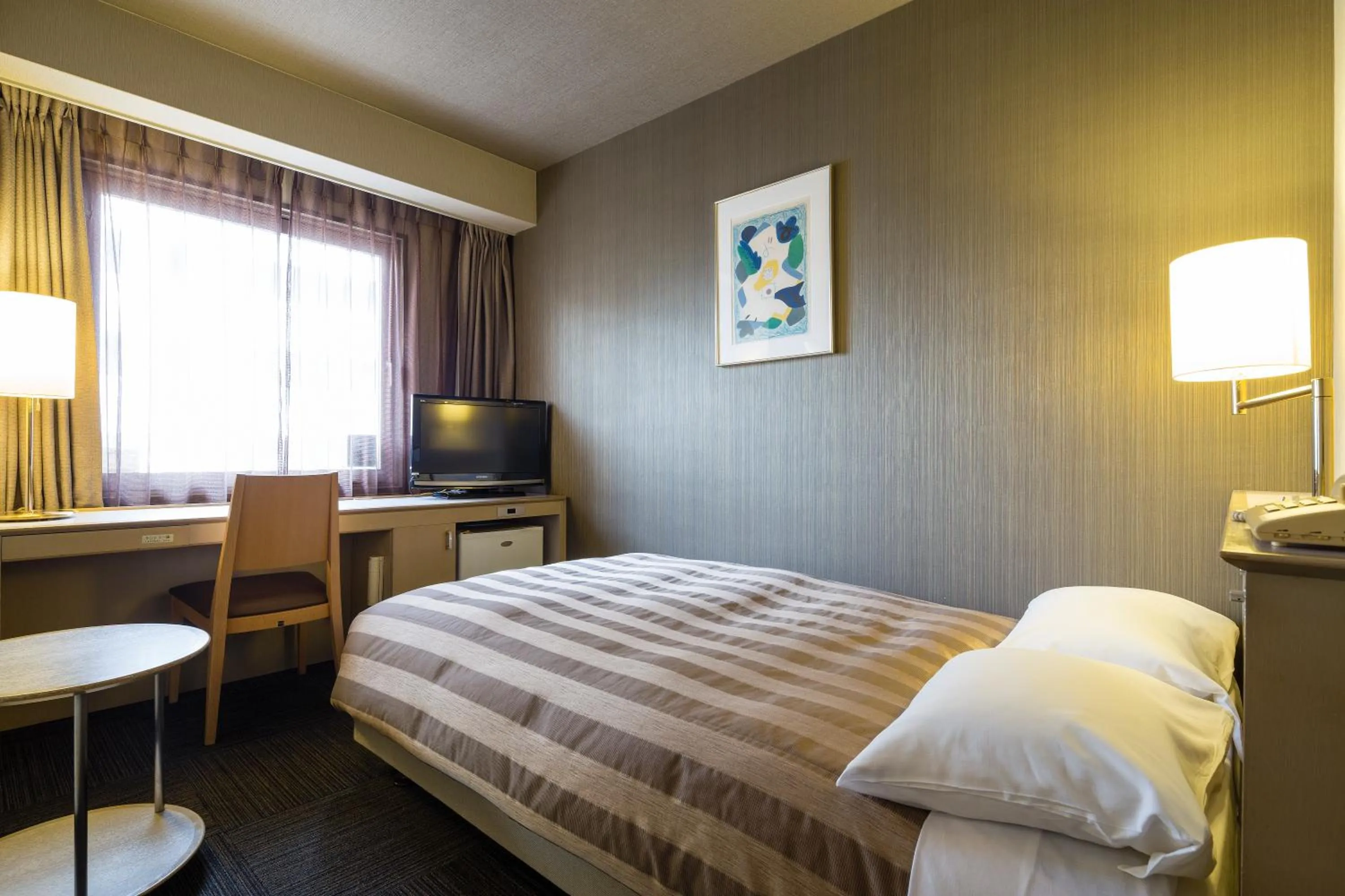 Bed in Ark Hotel Kyoto -ROUTE INN HOTELS-