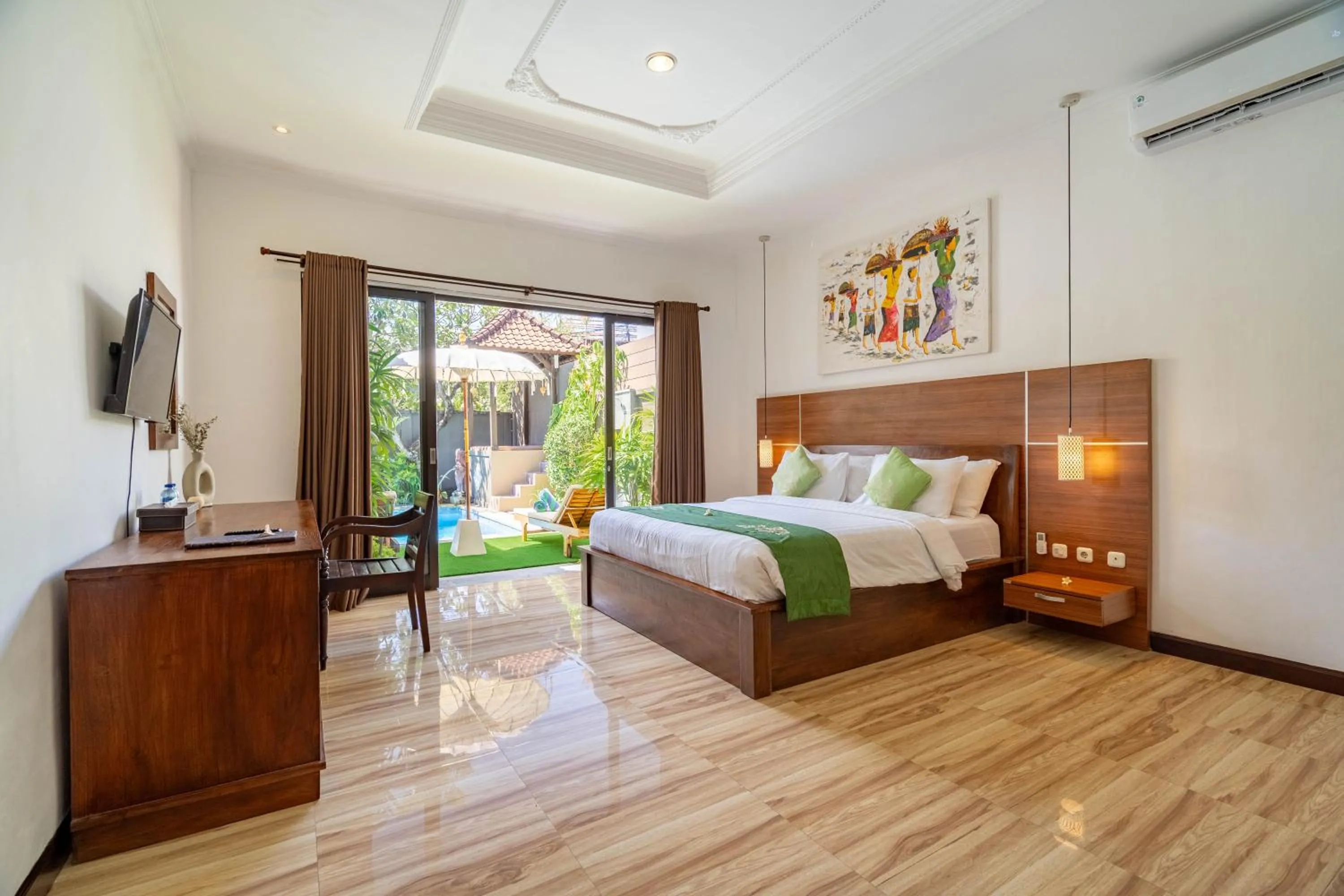 Bed in Gracia Bali Villas & Apartment Managed by Manara